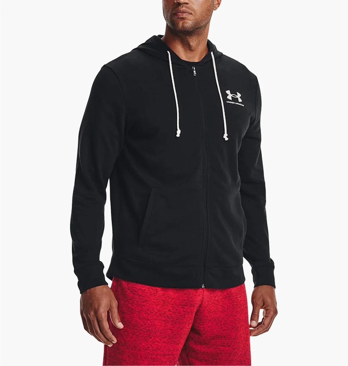 Кофта чоловіча Under Armour Rival Terry Lc Fz (1370409-001)