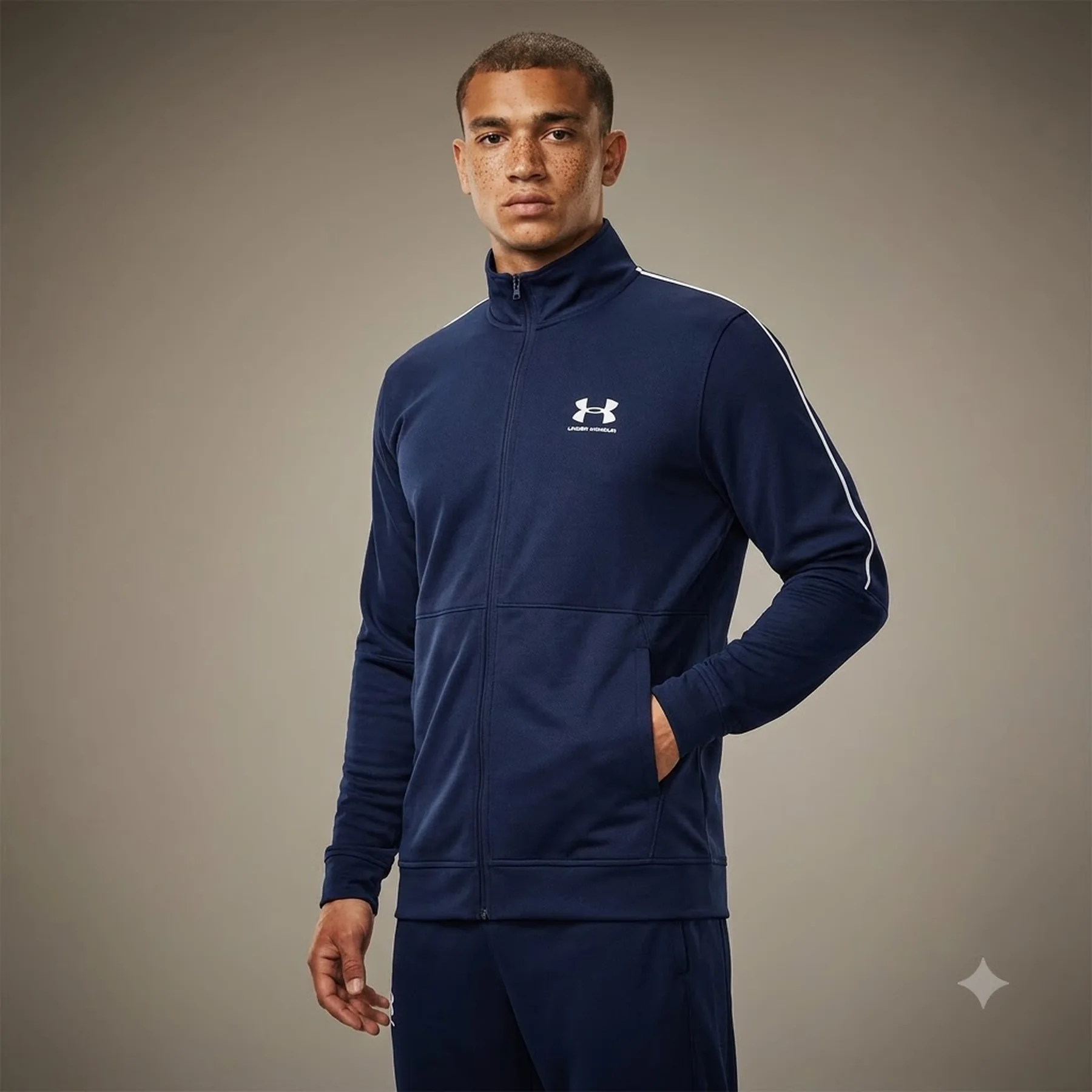 Кофта чоловіча Under Armour Ua Pique Track Jacket (1366202-408)