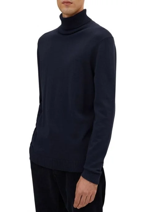 Кофта FINE KNITTED TURTLE NECK 1032304-10668 Tom Tailor XXL Темно-синій