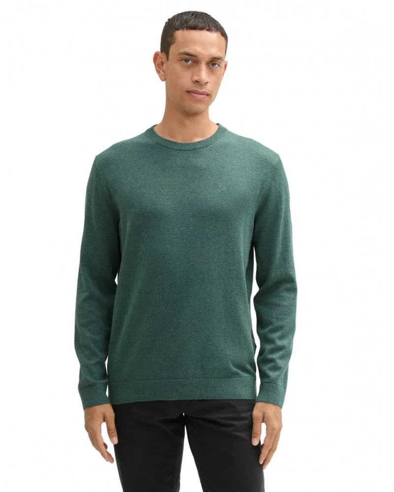 Кофта men's Pullover sweater 1039805-30358 Tom Tailor M Зелений