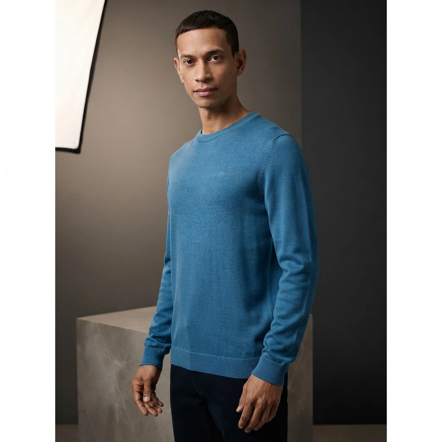 Кофта men's Pullover sweater 1039805-37095 Tom Tailor XXL Синій