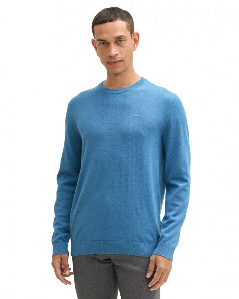 Кофта men's Pullover sweater 1039805-37095 Tom Tailor XXL Синій