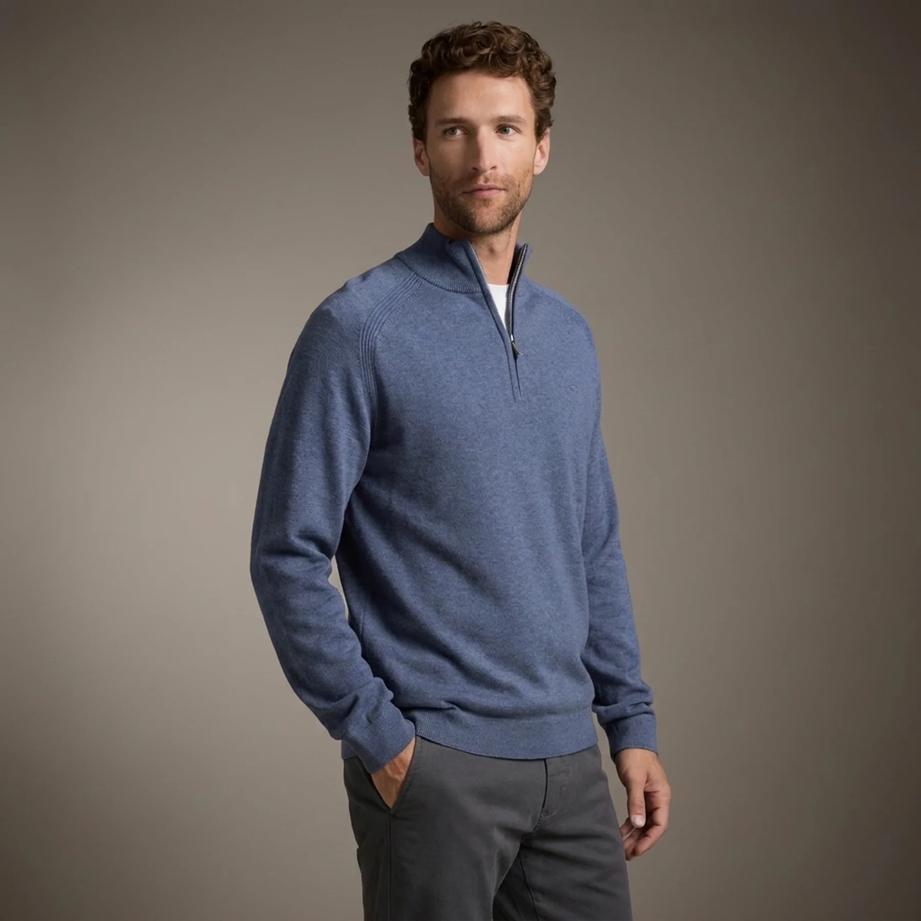 Кофта men's sweater 1047569-18964 Tom Tailor XXL Синій