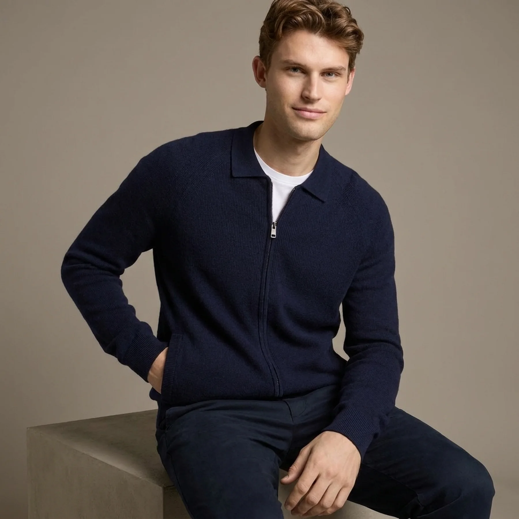 Кофта Men's sweater 1048781-13160 Tom Tailor XXL Темно-синій