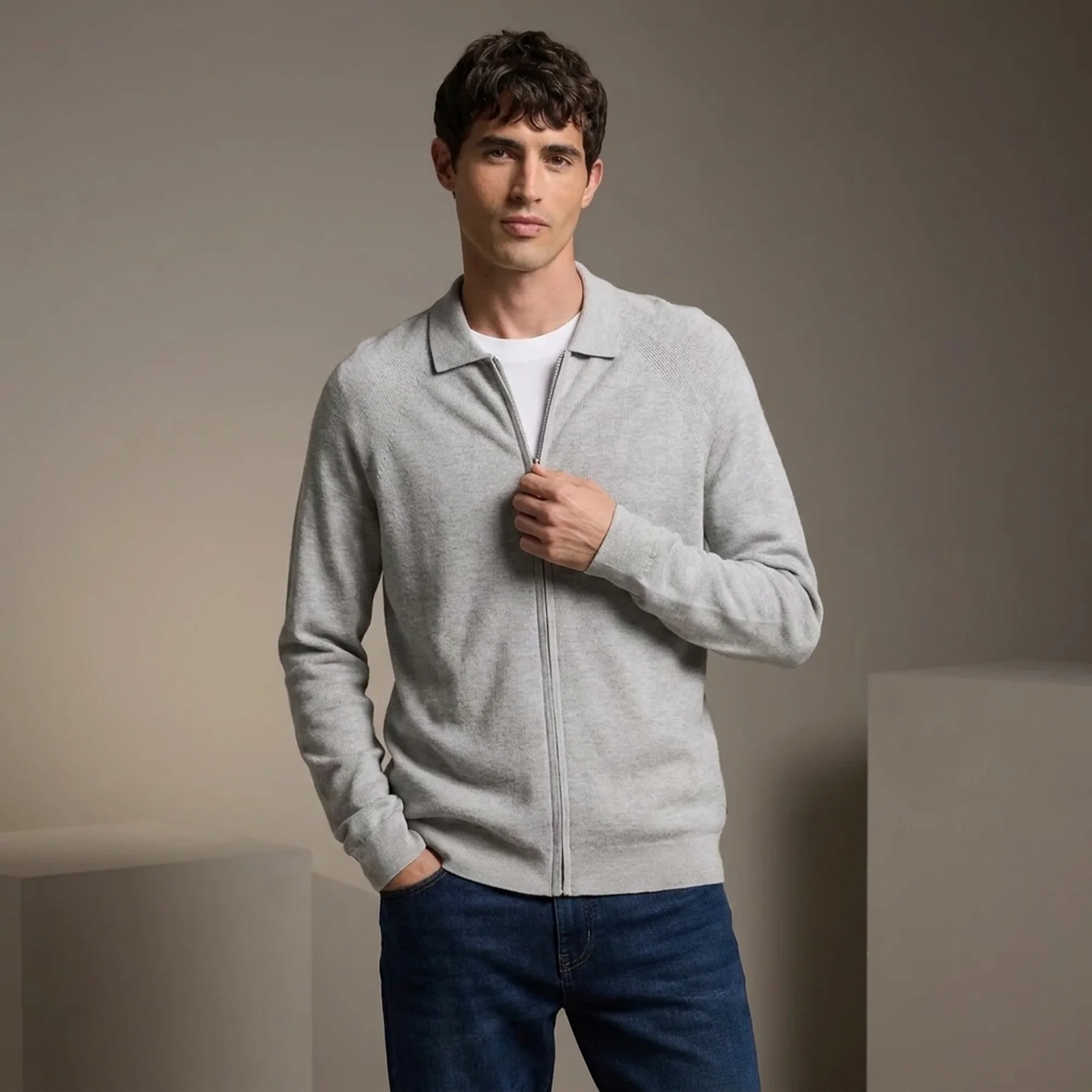 Кофта Men's sweater 1048781-14427 Tom Tailor XXL Сірий