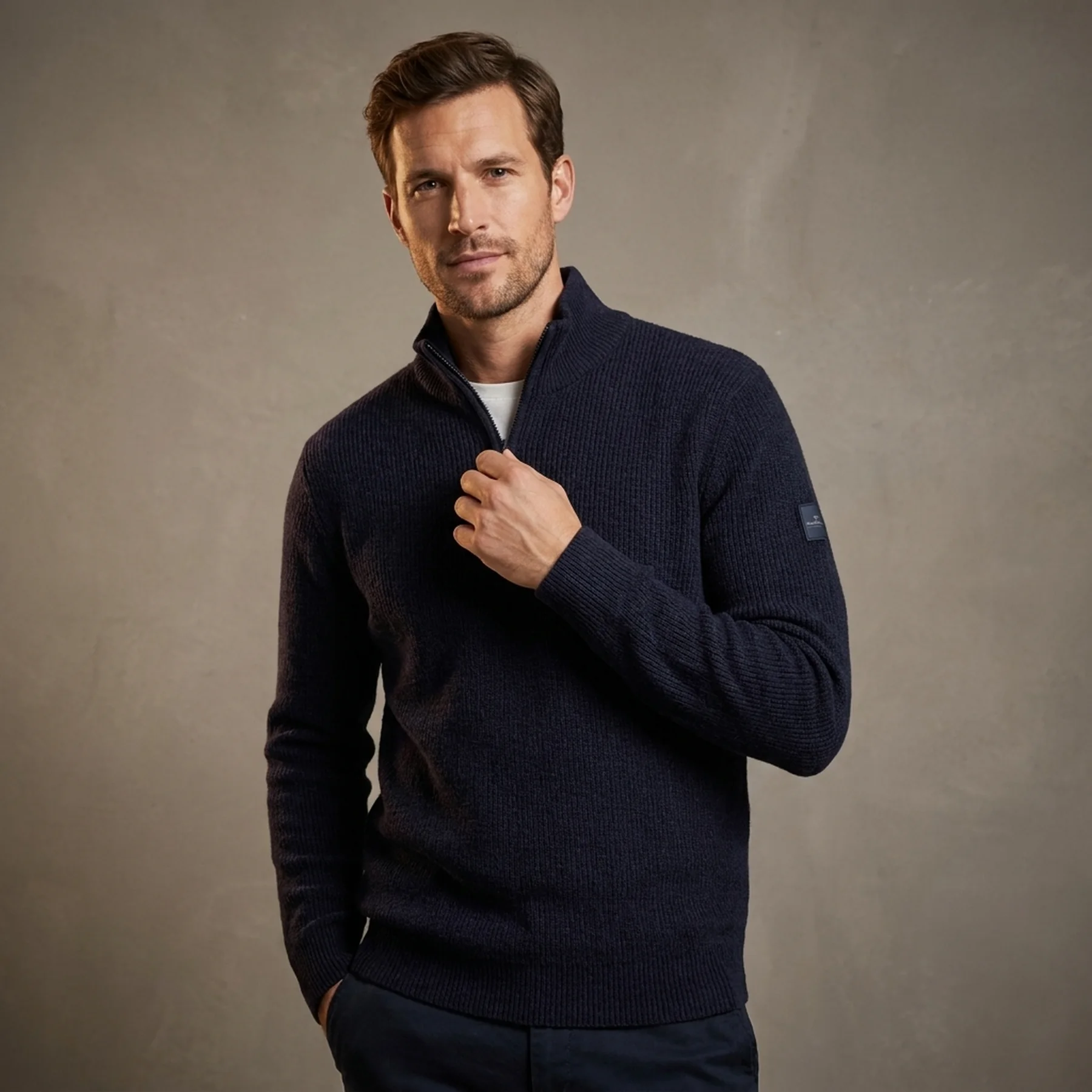 Кофта men's sweater 1049469-10668 Tom Tailor XXL Темно-синій