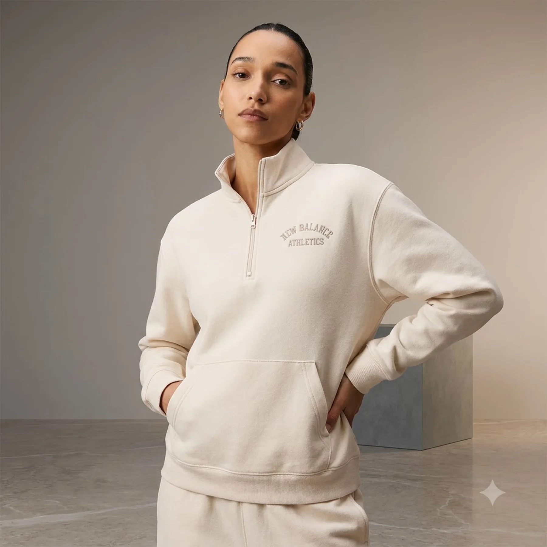 Кофта New Balance Women's Graphic Quarter Zip