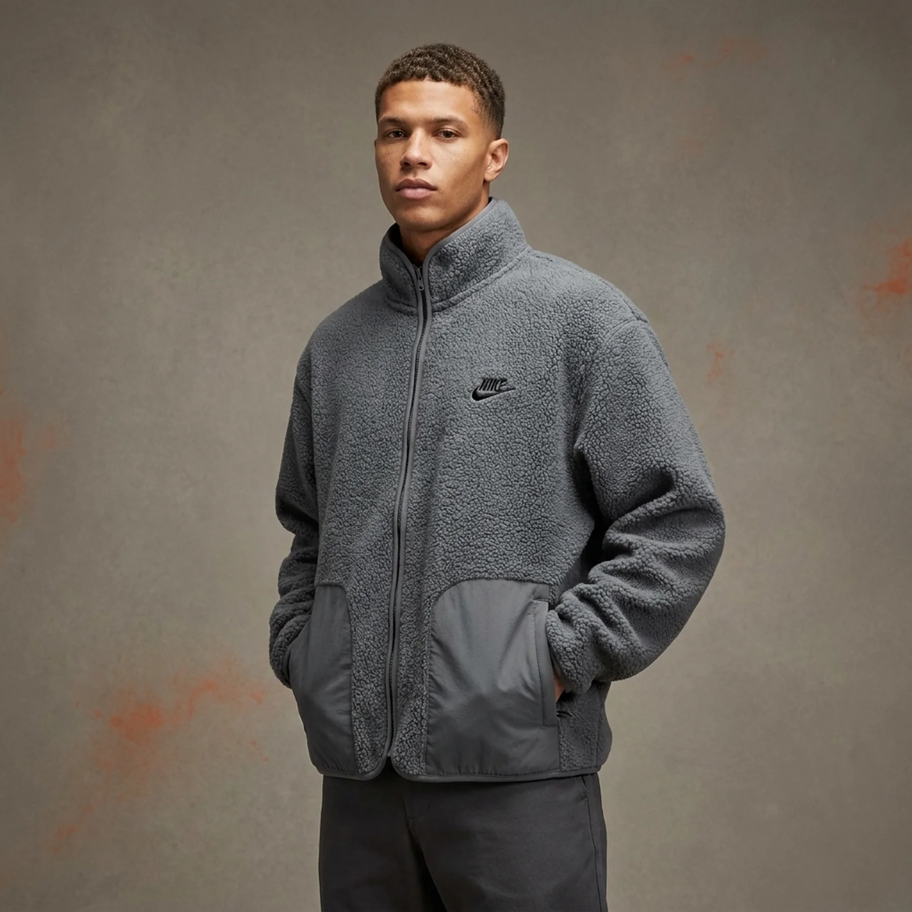 Кофта Nike Teddy Fleece Grey