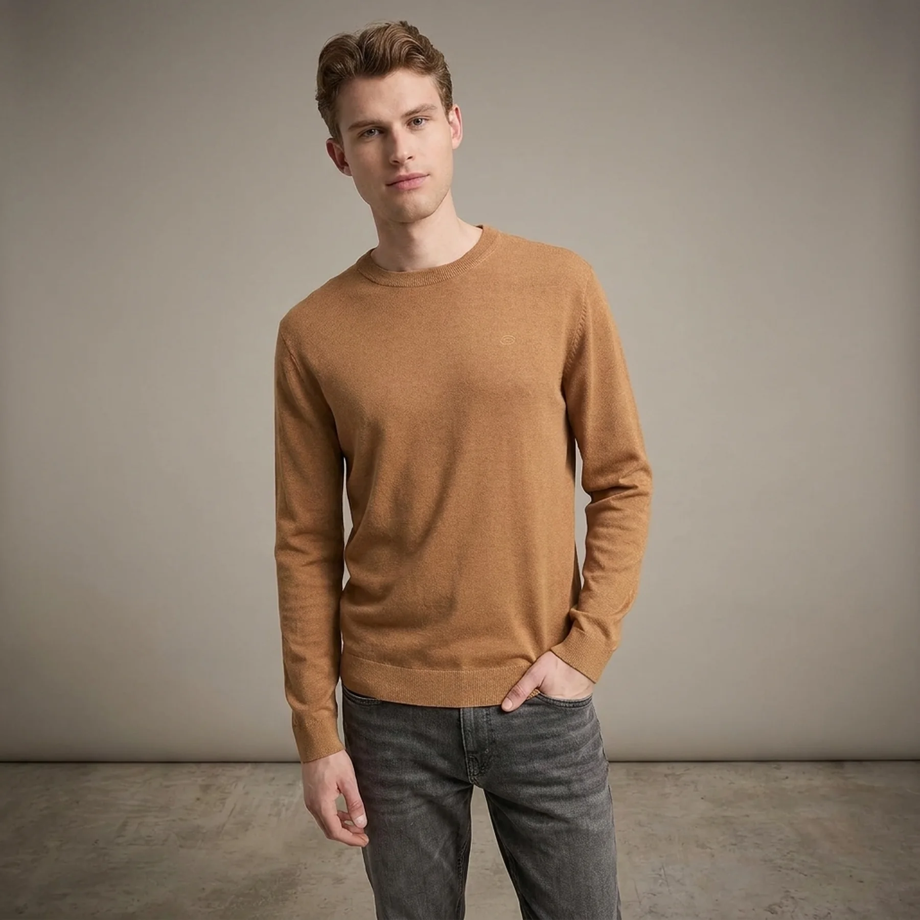 Кофта NOS Pulover 1039810-39098 Tom Tailor L Світло-коричневий
