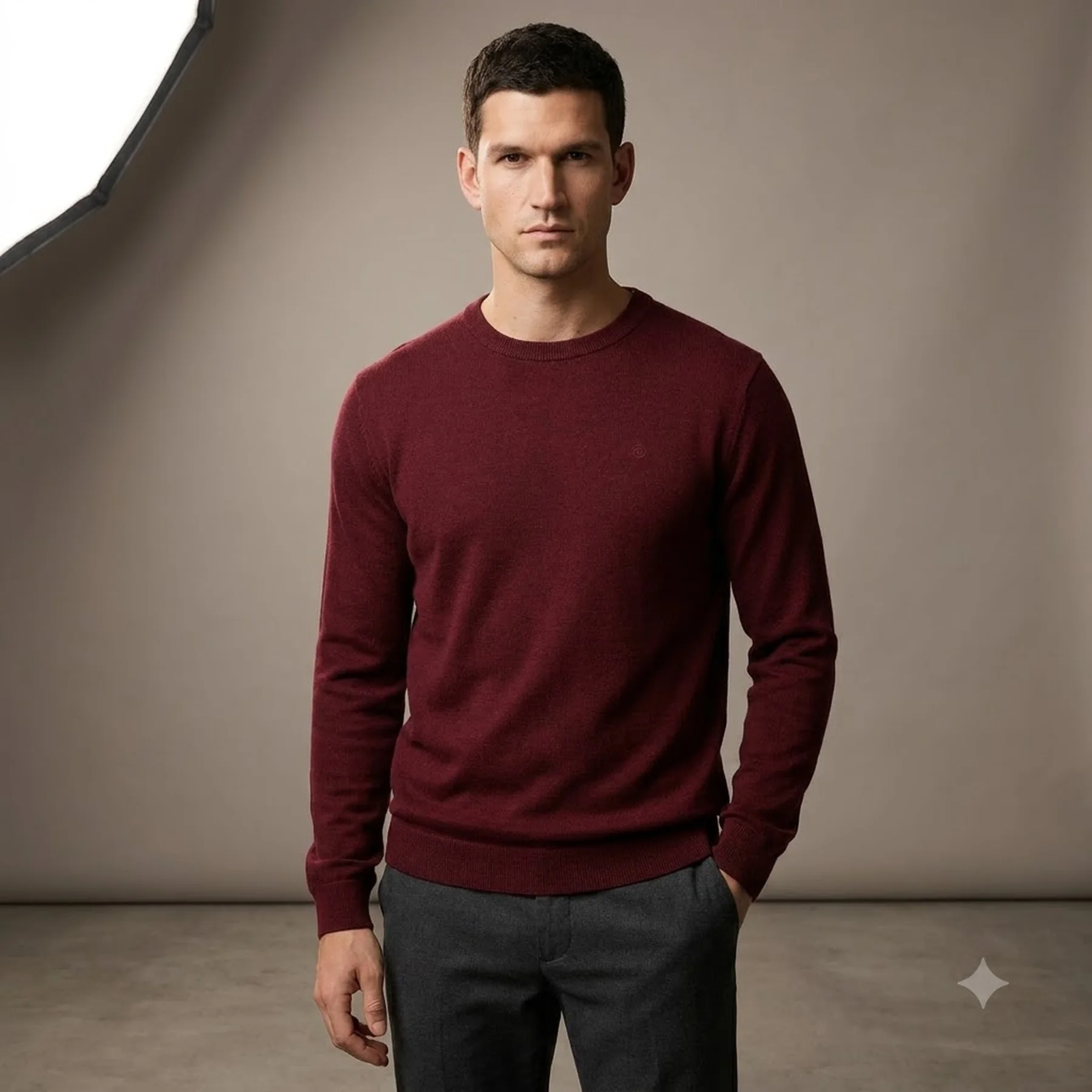 Кофта NOS Pulover 1039810-39101 Tom Tailor XXL Бордовий