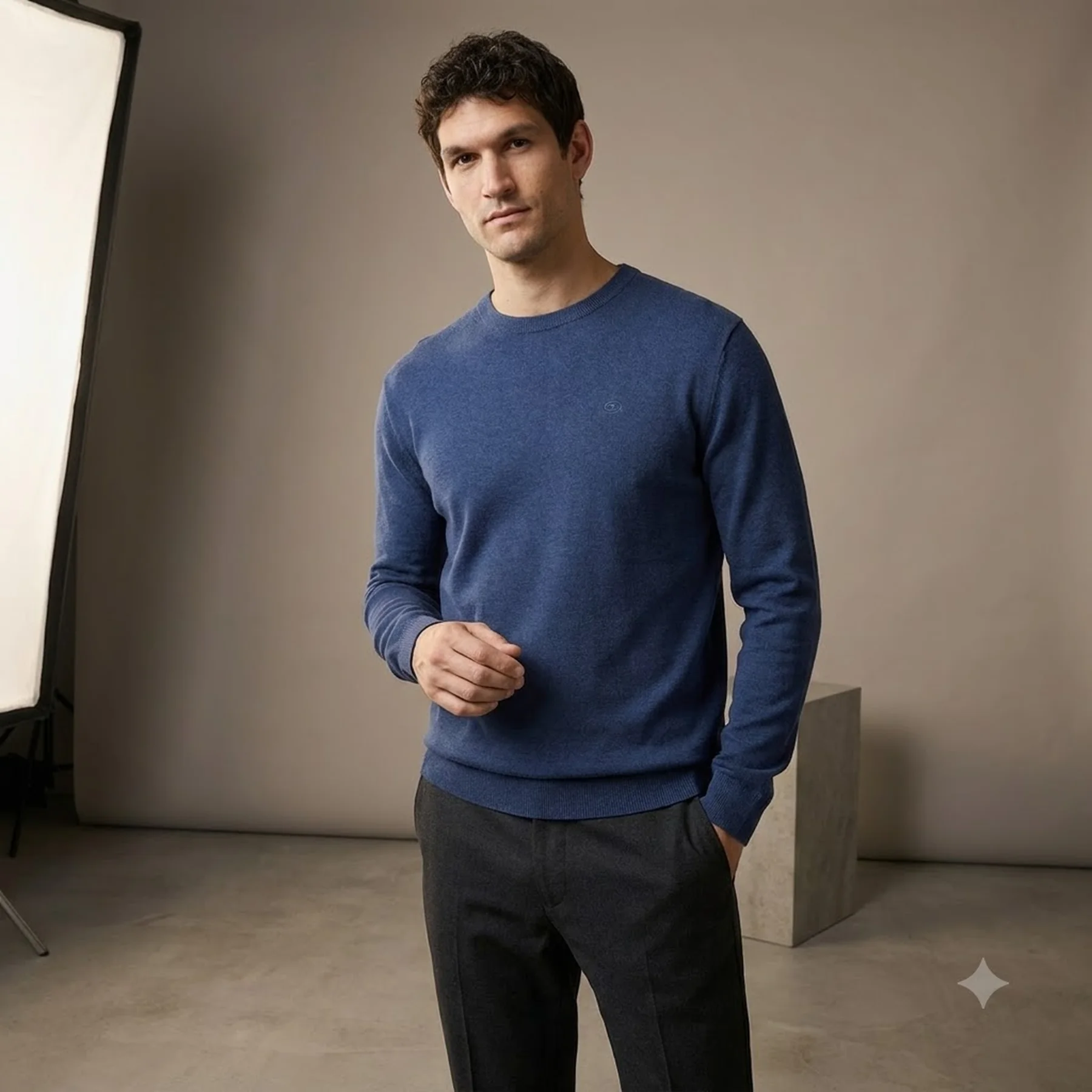 Кофта NOS Pulover 1039810-39102 Tom Tailor XXL Синій