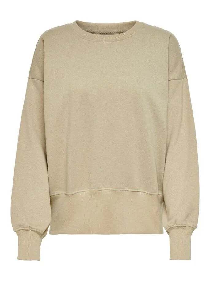 Кофта ONLGIA L/S SWEAT SWT 15229725 Silver Mink ONLY M Пісочний