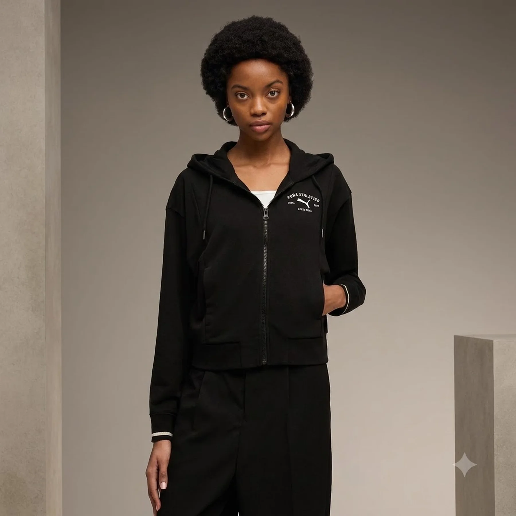 Кофта PUMA CLASS Full-Zip Hoodie 69187801 Puma L Чорний