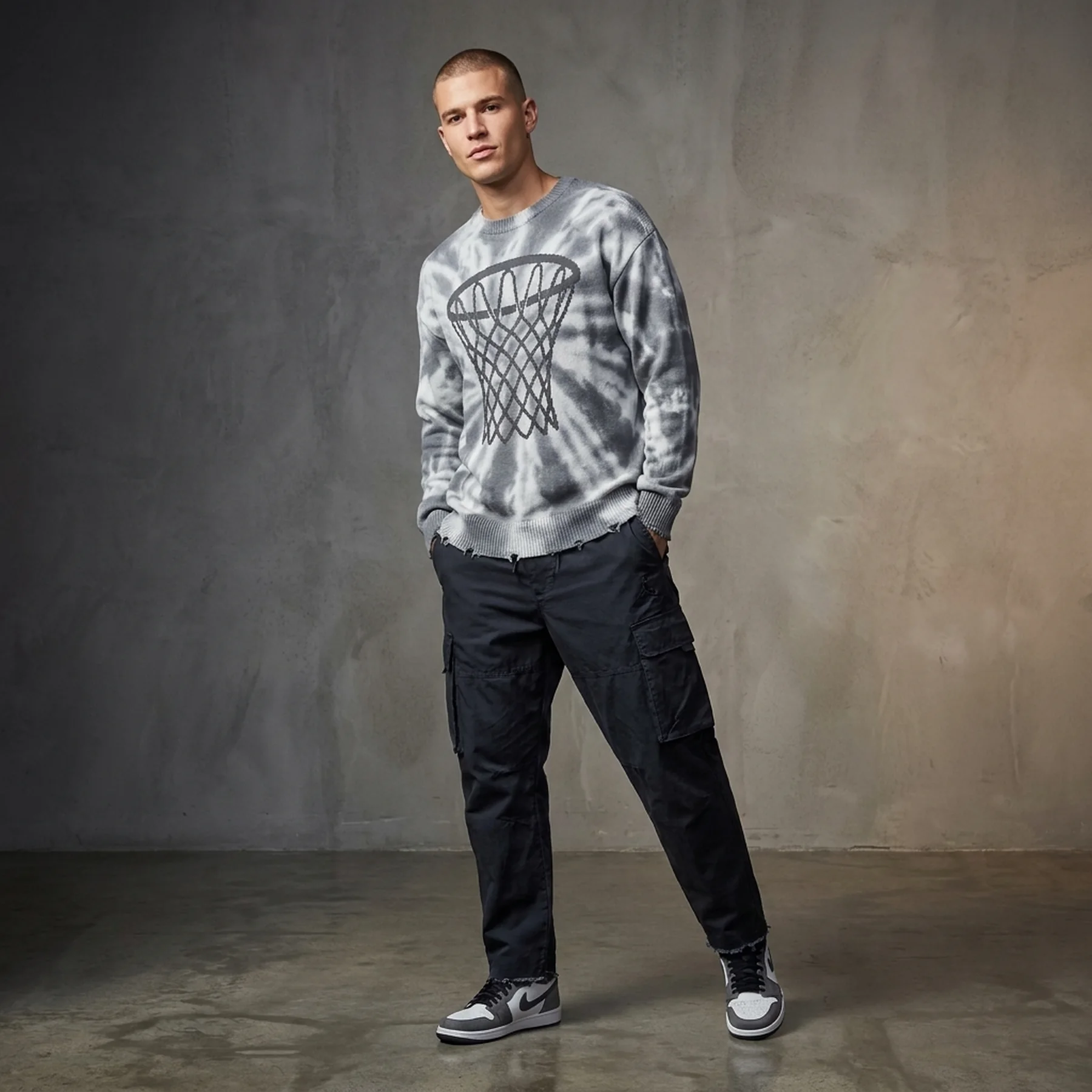 Кофта унісекс Jordan Knit White/Grey (HQ1635-133)