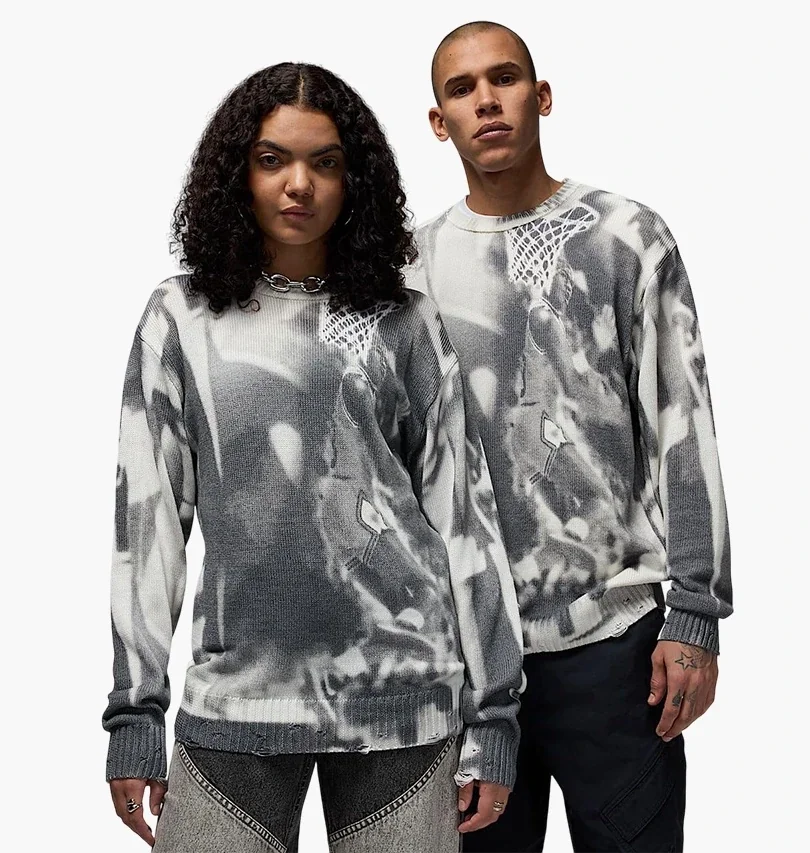 Кофта унісекс Jordan Knit White/Grey (HQ1635-133)