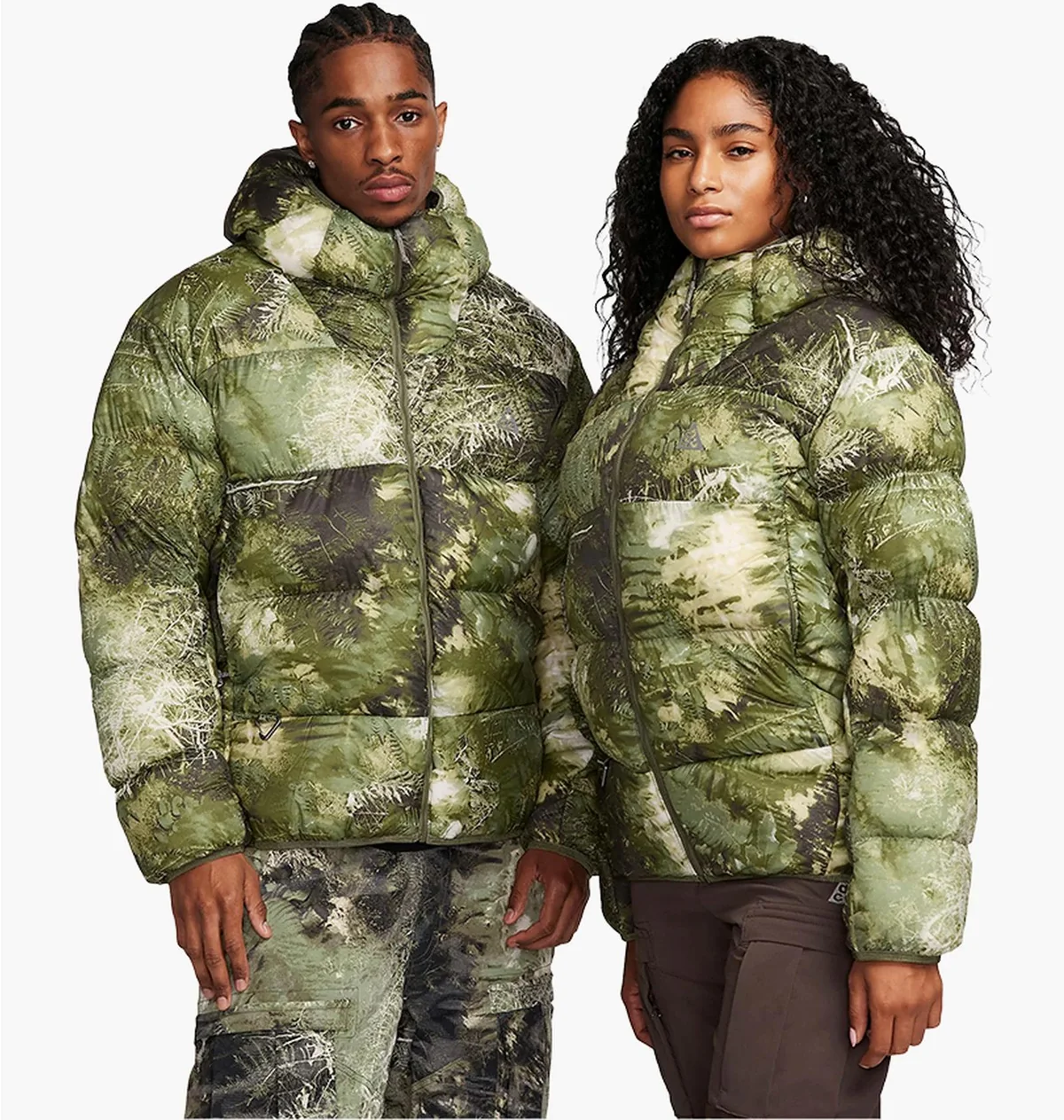 Кофта унісекс Nike Acg Lunar Lake Puffer Therma-Fit Adv Loose Hooded Jacket Green (FB8121-386)