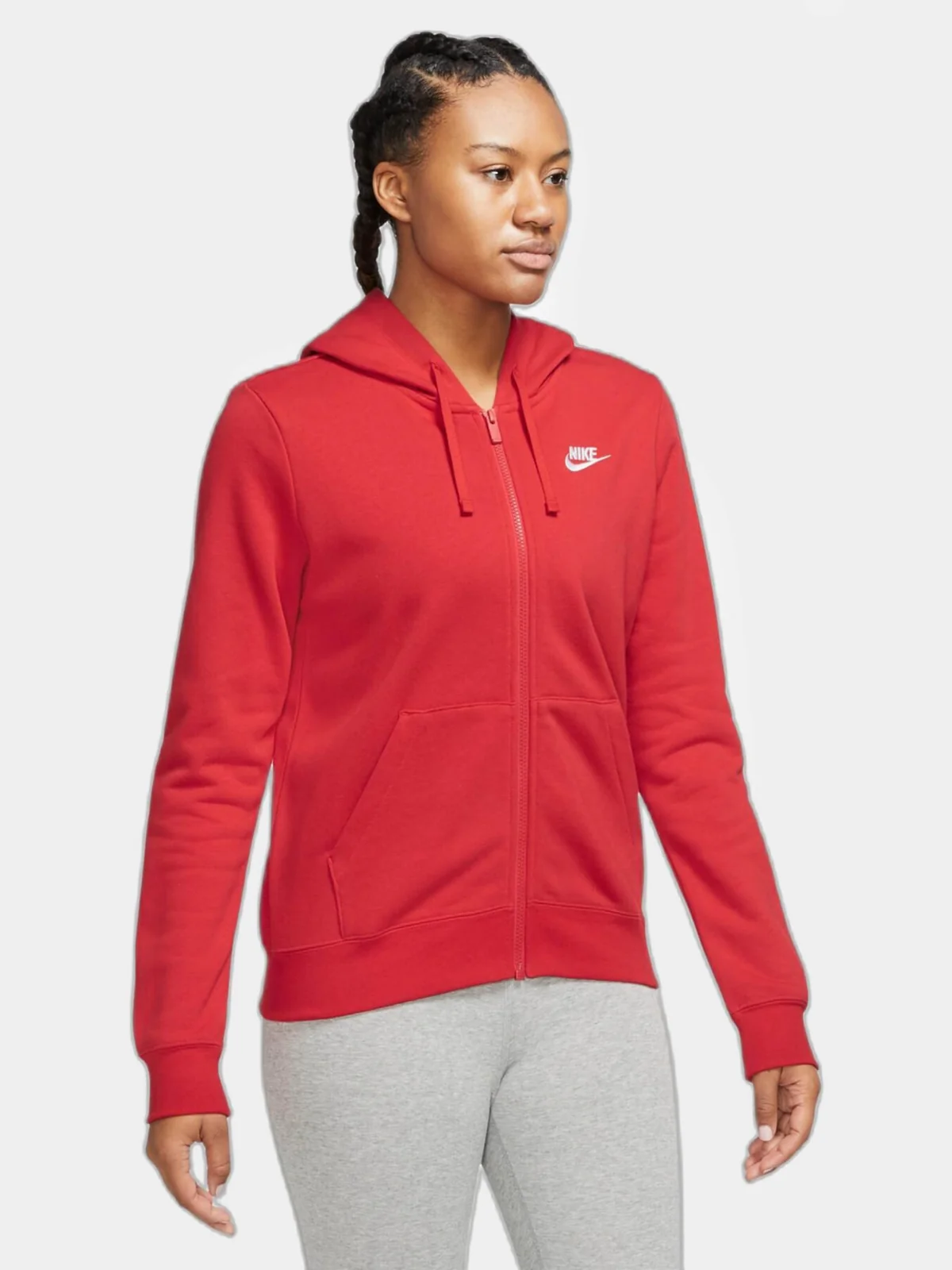 Кофта унісекс Nike Sportswear Club Fleece Full-Zip Hoodie (DQ5471-657)