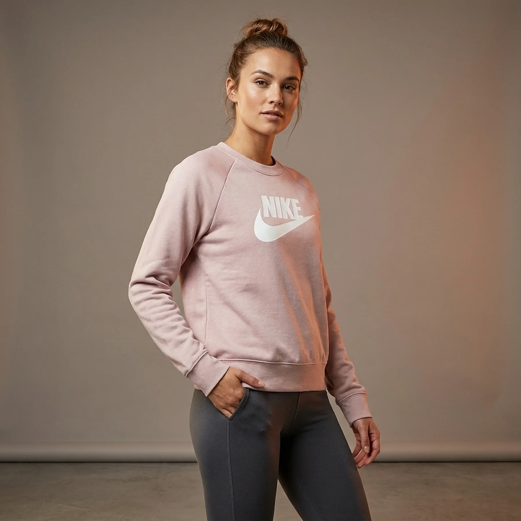 Кофта жіночі Nike W Nsw Essntl Crew Flc Hbr (BV4112-063)