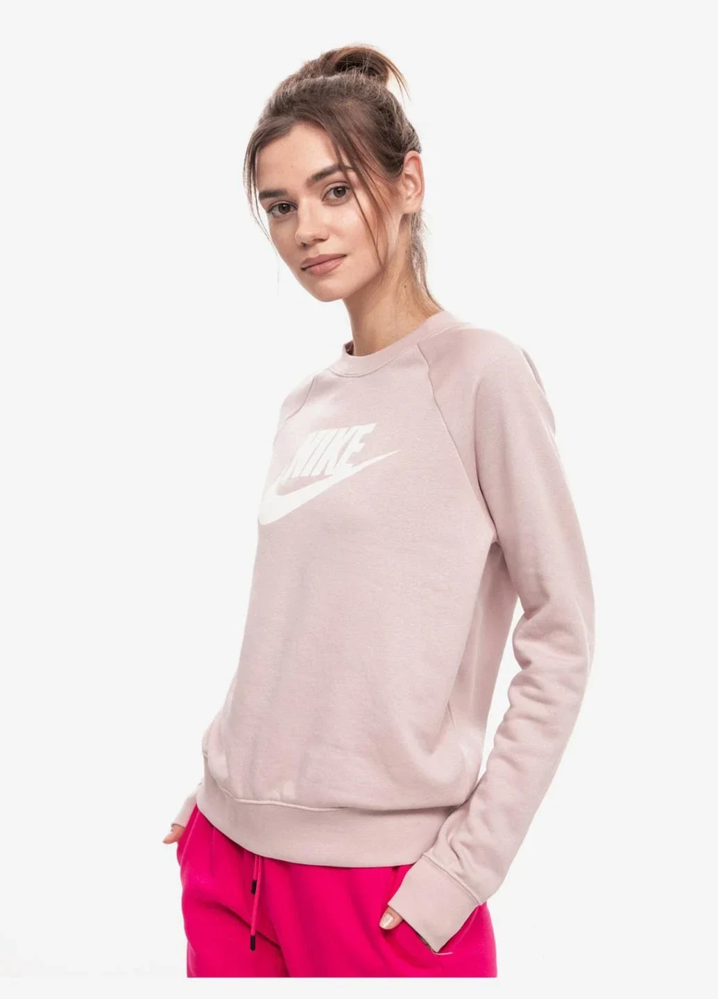 Кофта жіночі Nike W Nsw Essntl Crew Flc Hbr (BV4112-063)