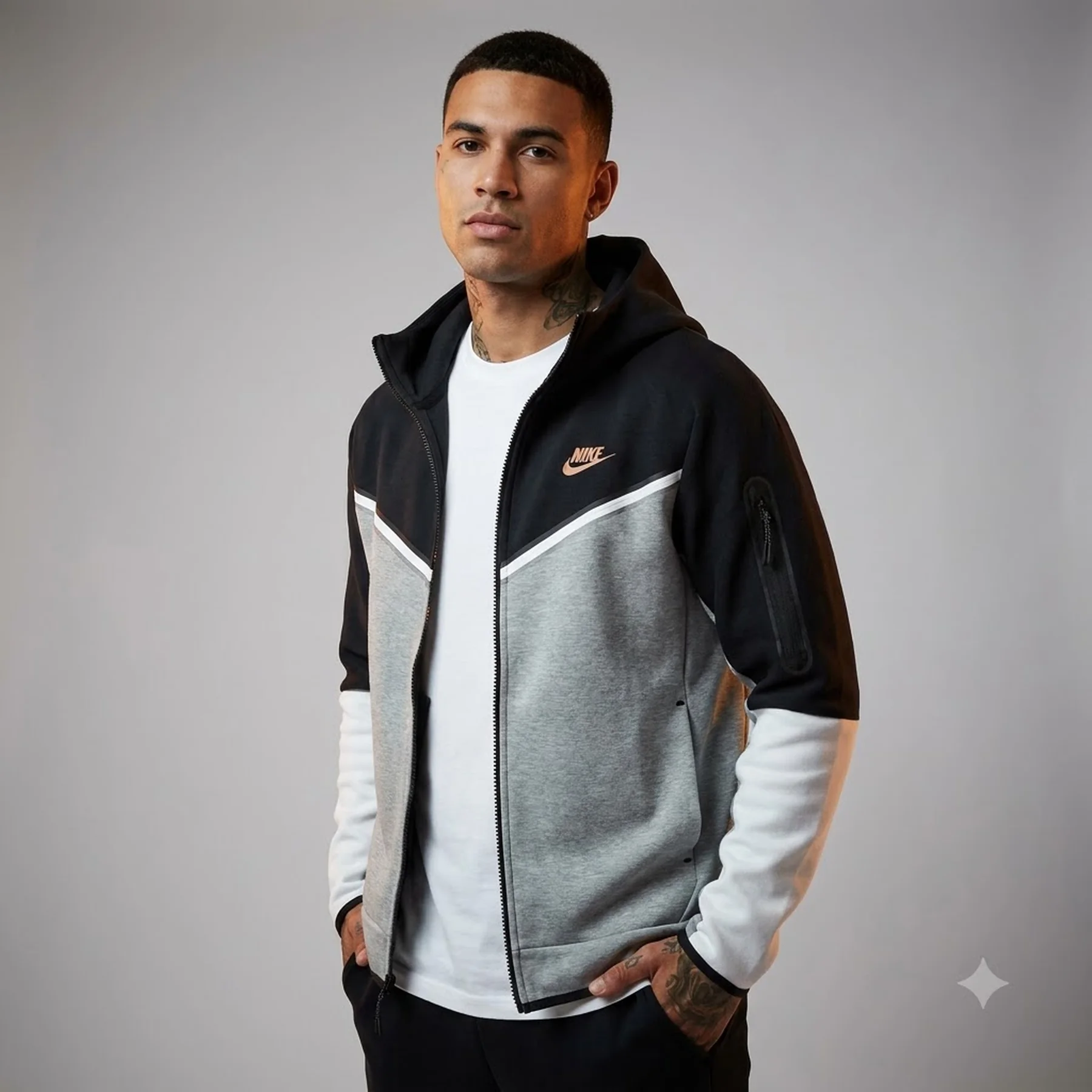 Кофта унісекс Nike Sportswear Tech Fleece Windrunner (FZ4709-011)
