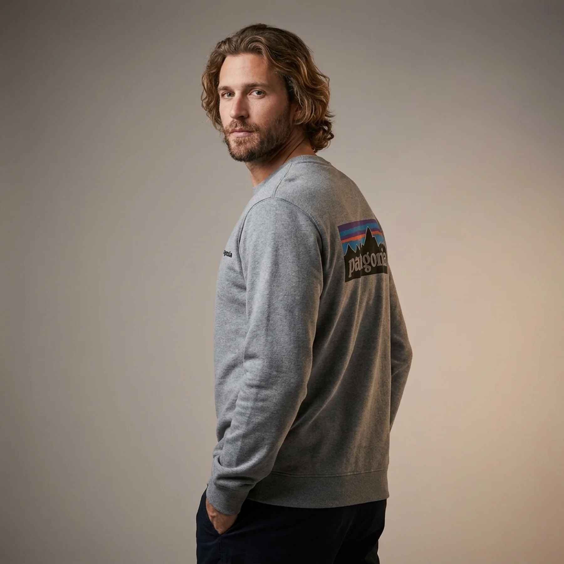 Кофта унісекс Patagonia Fitz Roy Icon Upr Crew Sweat (GLH39667)