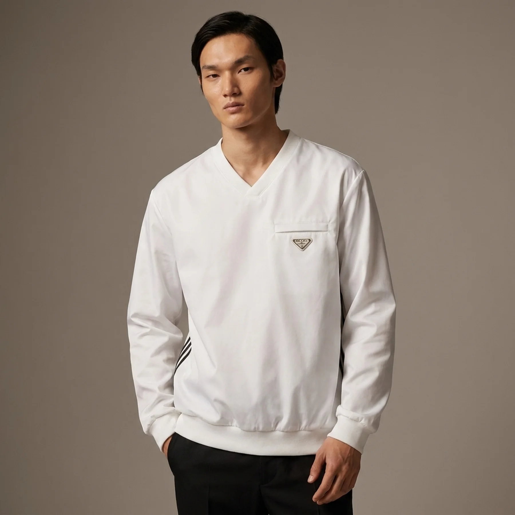 Кофта унісекс Prada X Adidas Prada X Re-Nylon Sweater (HN6510)