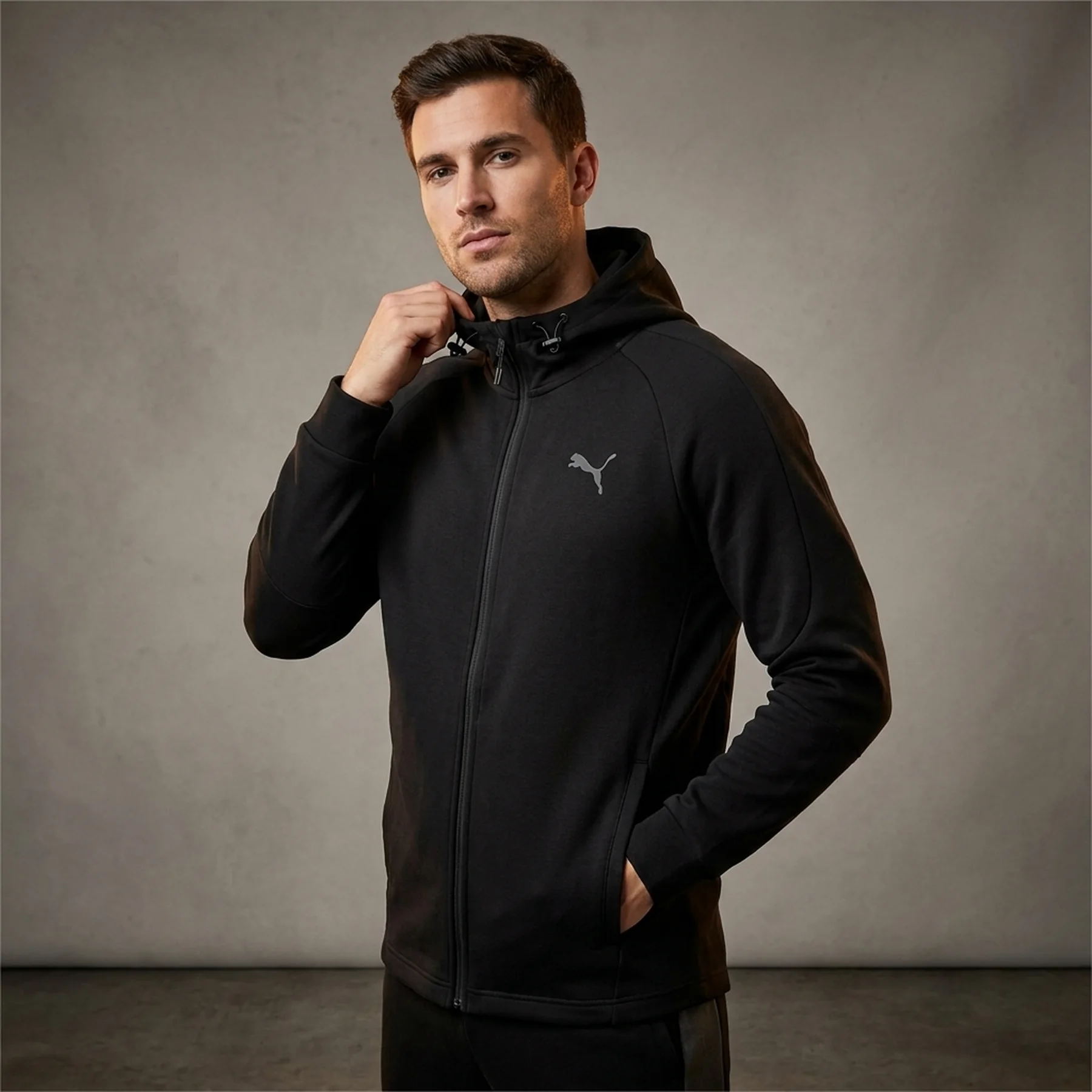 Кофта унісекс Puma Evostripe Core Fz Hoodie (63152901)