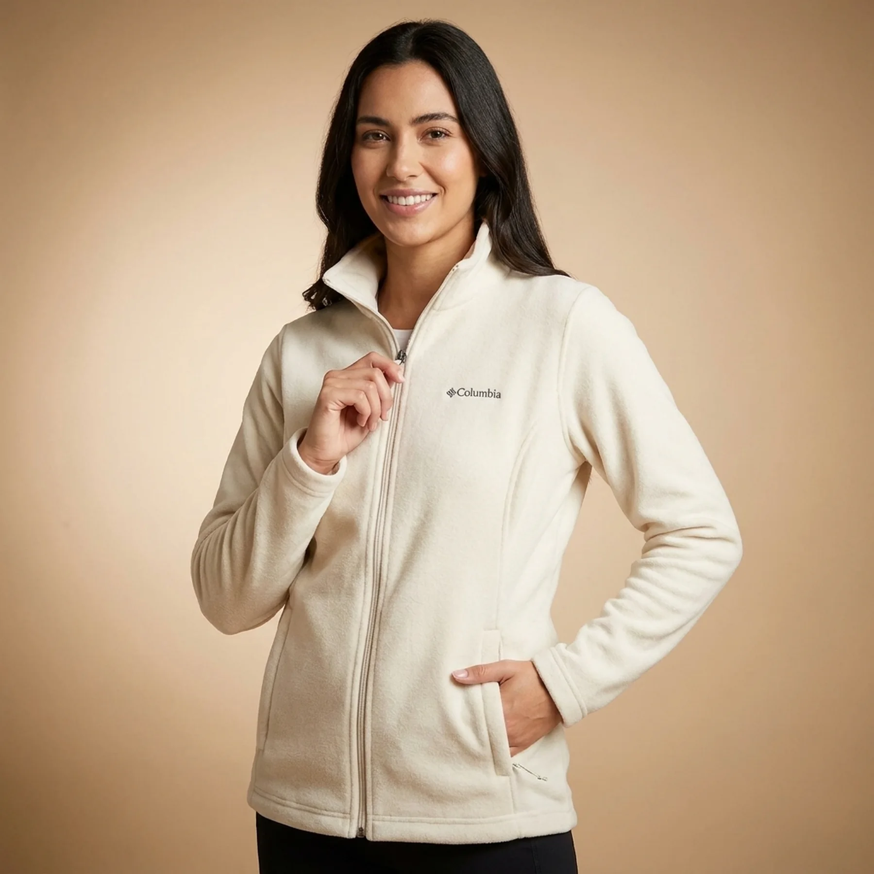 Кофта жіночі Columbia Basin Trail Iii Full Zip Fleece Beige (XK0841-191)