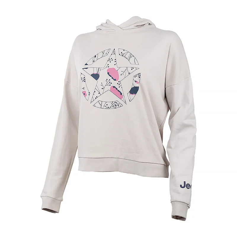 Кофта жіночі Jeep Hooded Cropped Sweatshirt Star Botanical Print (O102607-J863)