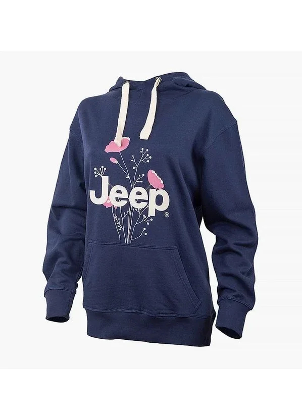 Кофта жіночі Jeep Hooded Oversize Sweatshirt Botanical Print (O102606-A184)