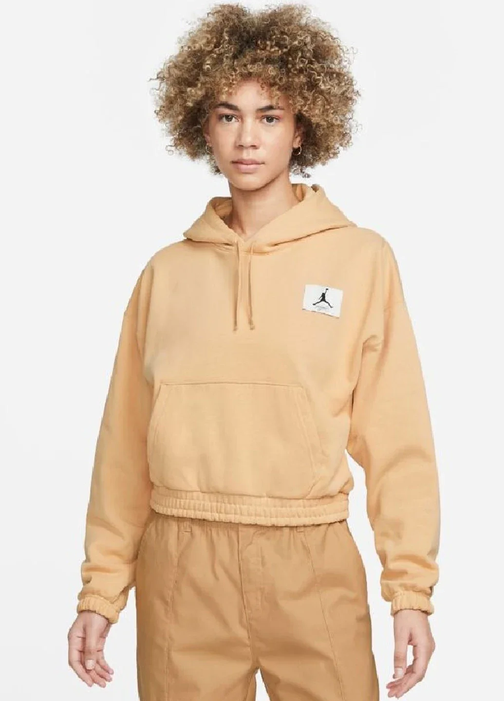 Кофта жіночі Jordan Air Essentials Fleece Hoodie Beige (DD6998-268)