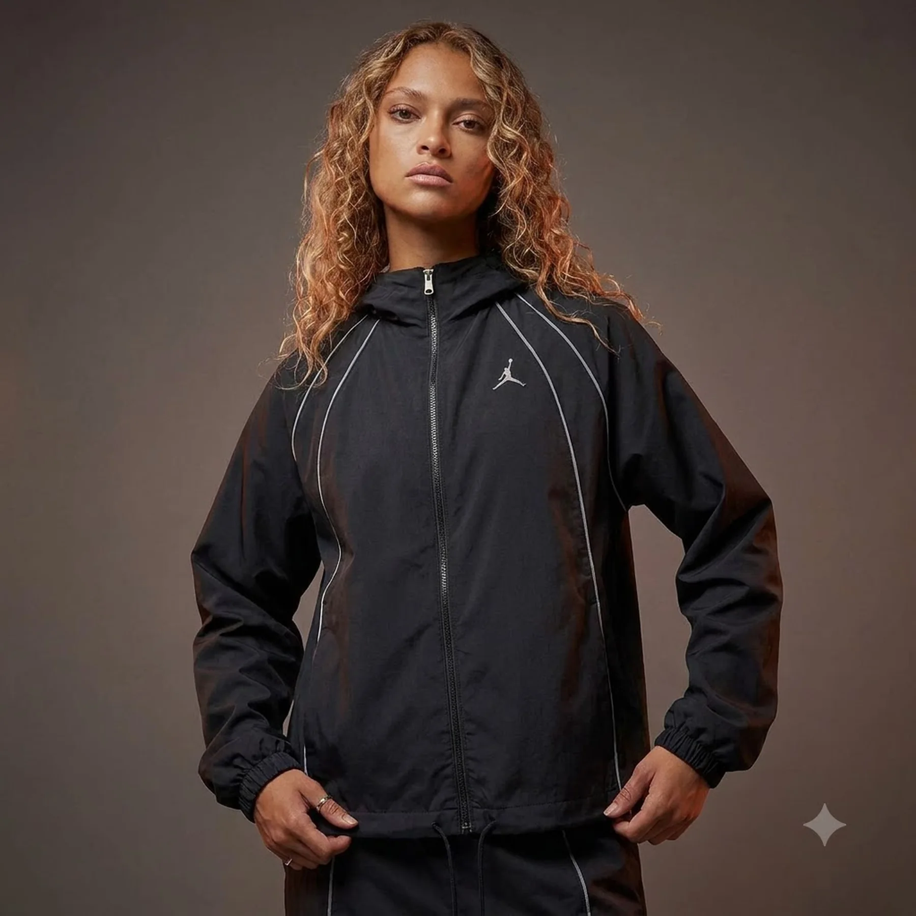 Кофта жіночі Jordan Air Woven Lined Jacket Black Fd7869-010 (FD7869-010)