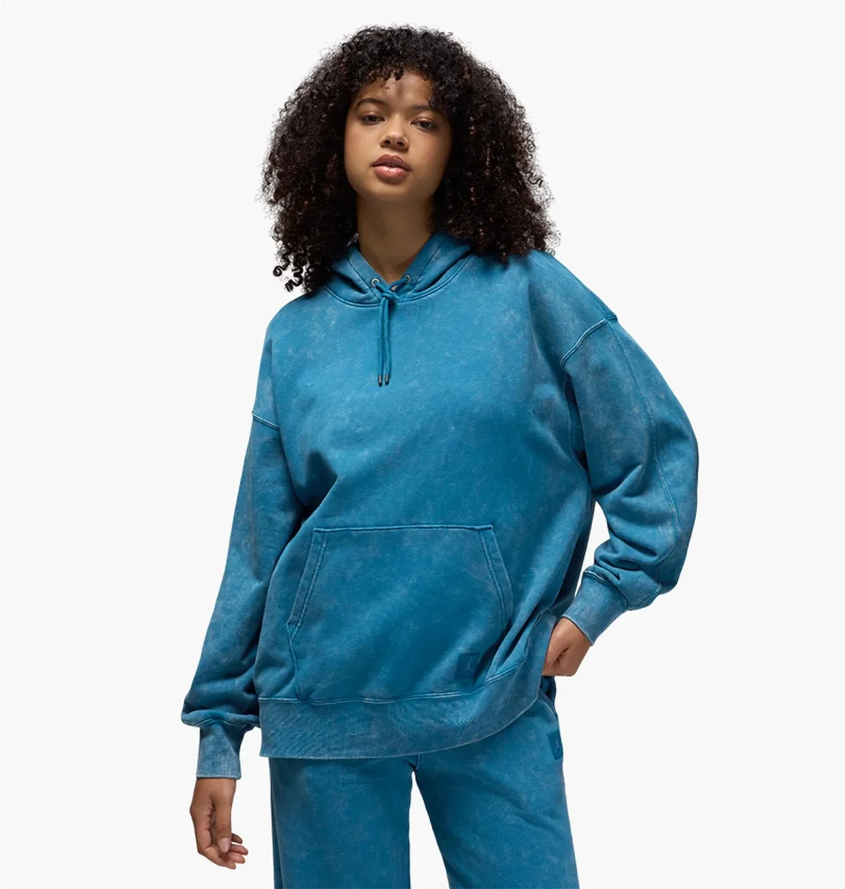 Кофта жіночі Jordan Flight Fleece Satin-Lined Washed Hoodie (FN5738-457)