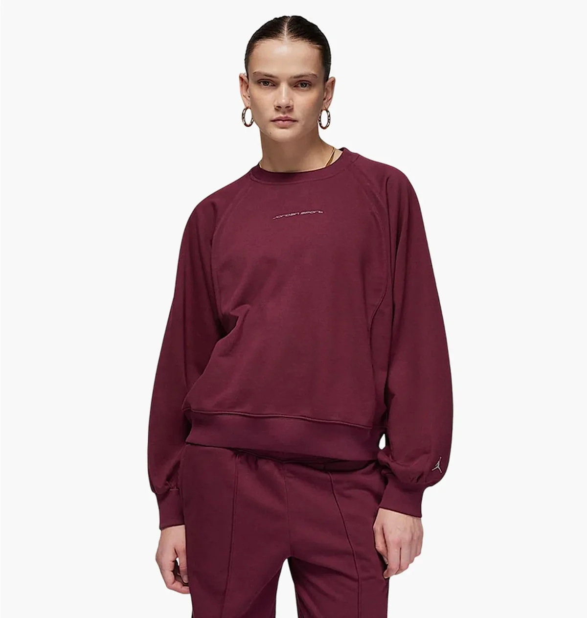 Кофта жіночі Jordan Graphic Fleece Bordo (FN5122-681)