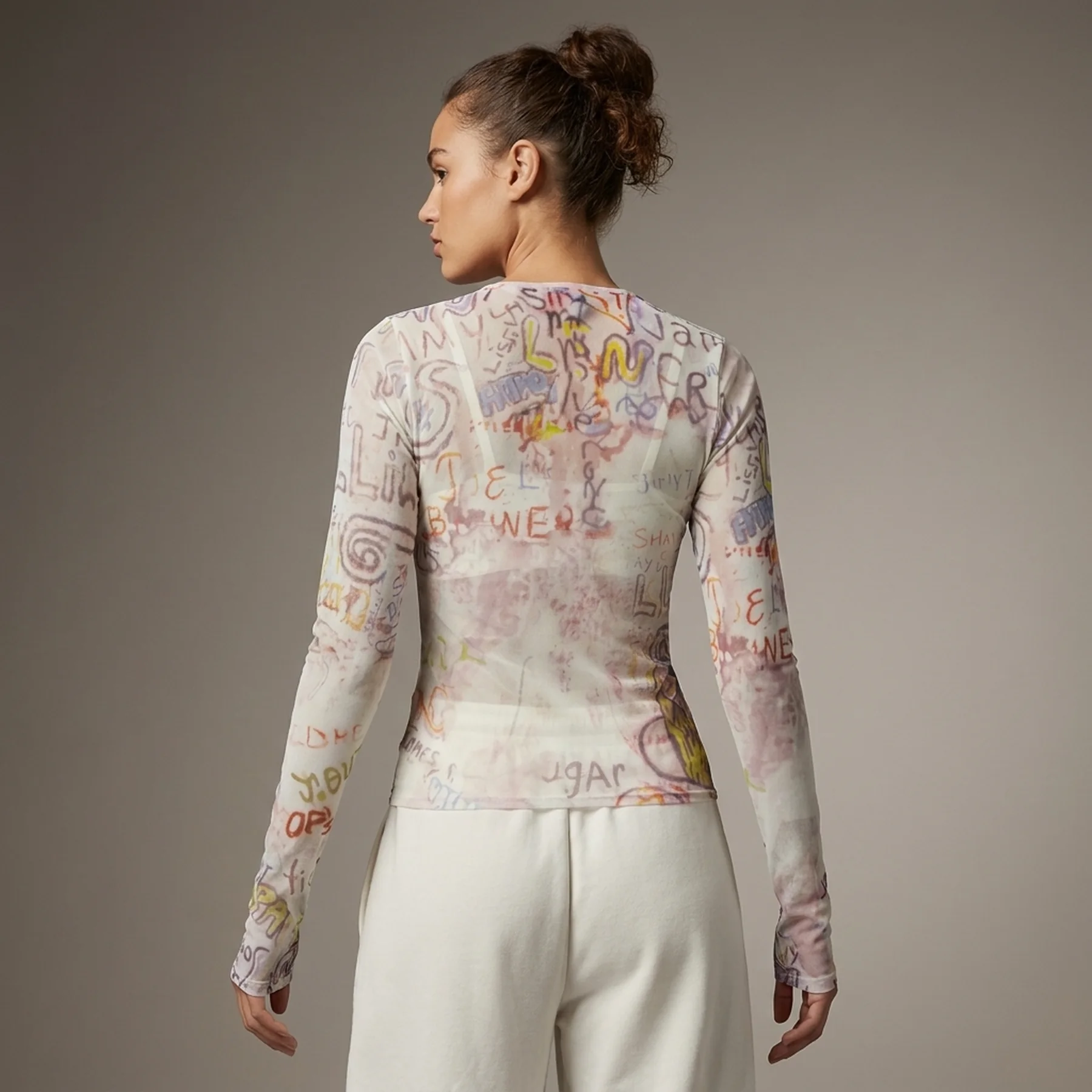 Кофта жіночі Jordan Mesh Long-Sleeve Top Sail White
