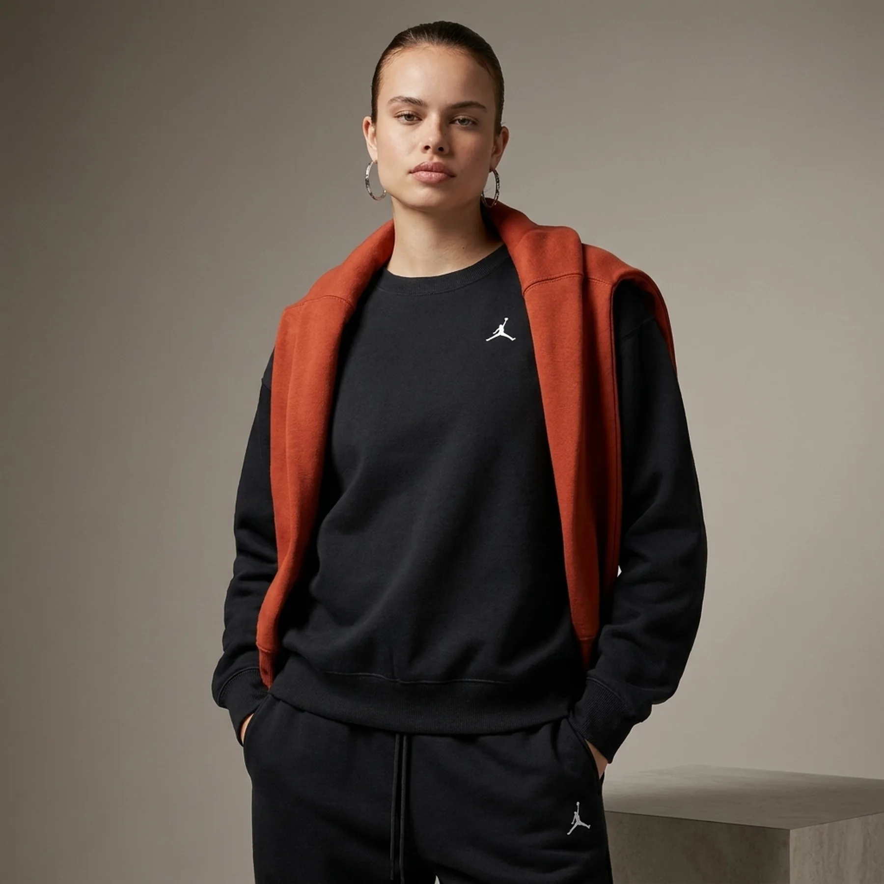 Кофта жіночі Jordan W Brkln Flc Crew (FV7074-010)