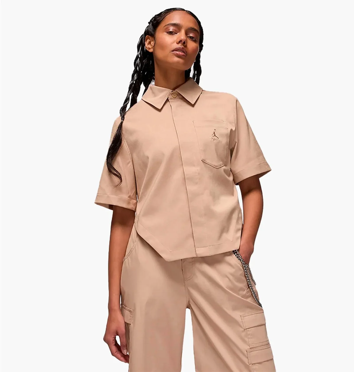 Кофта жіночі Jordan Woven Crop Top (FN5766-244)