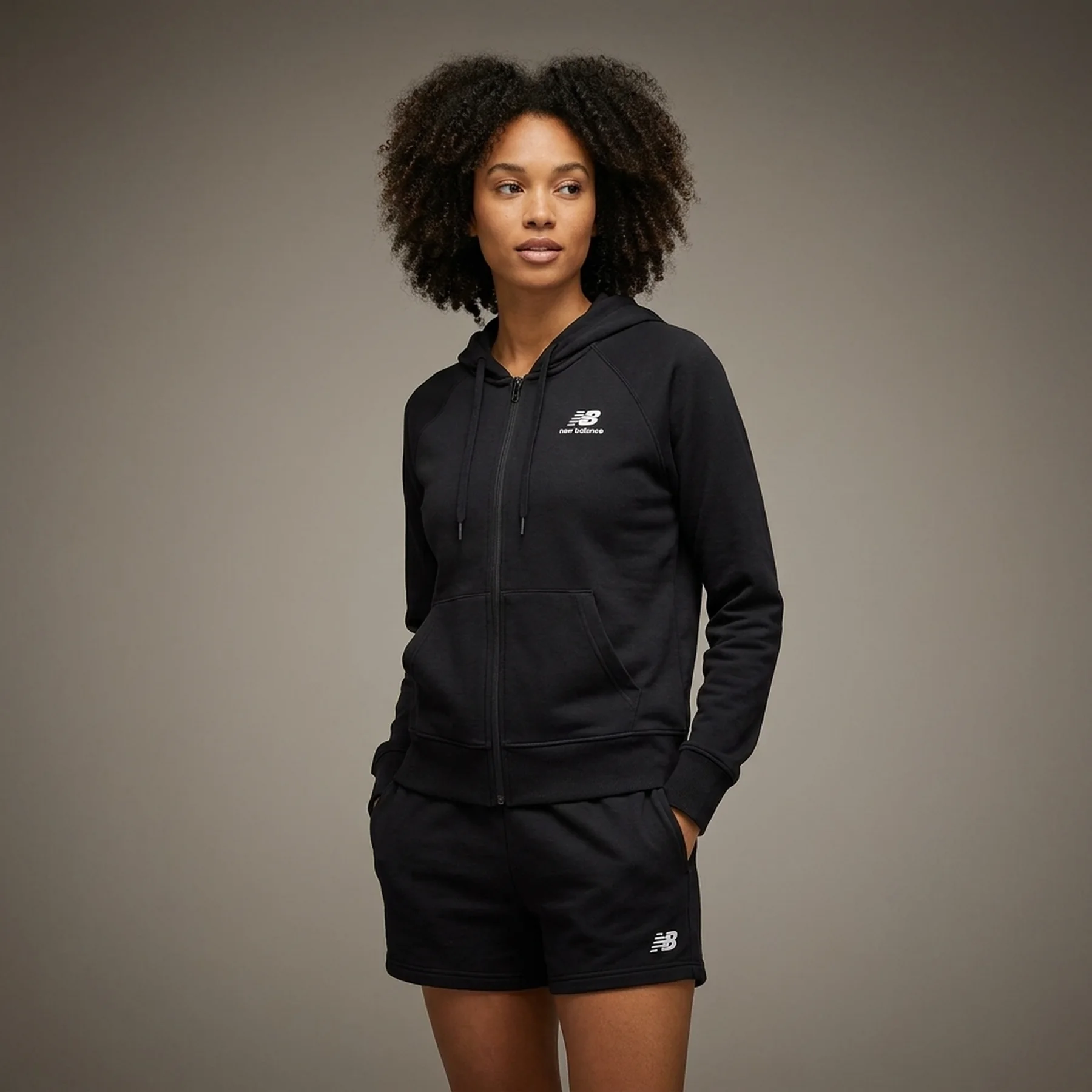 Кофта жіночі New Balance Full-Zip Black (WJ41501BK)