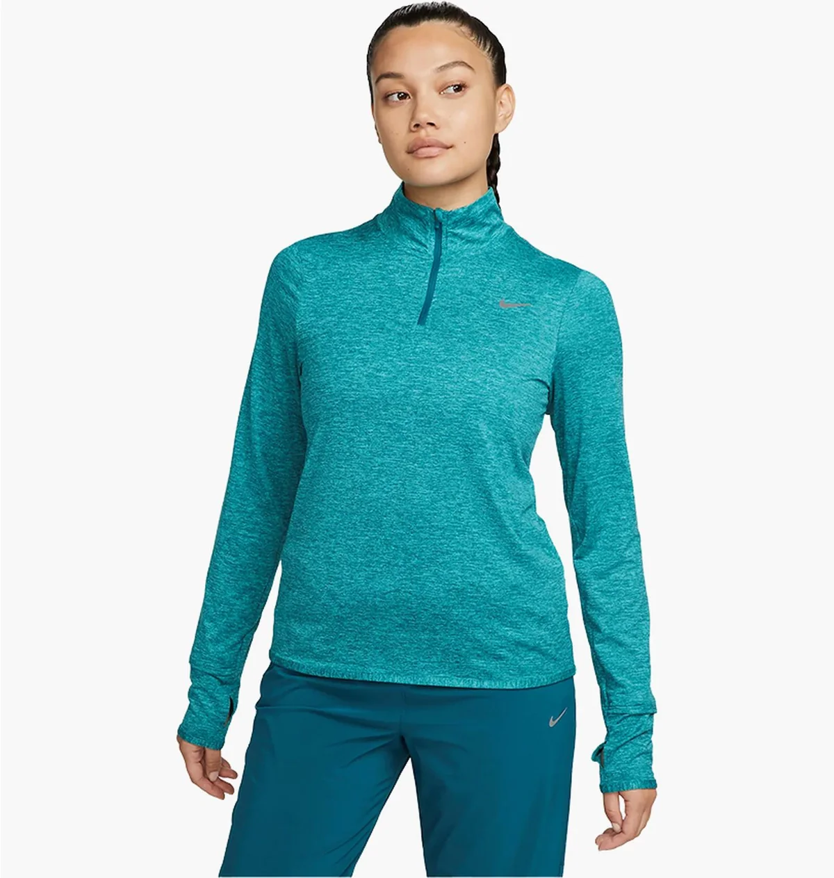 Кофта жіночі Nike 1/4 Dri-Fit Swift Uv Turquoise (FB4316-381)