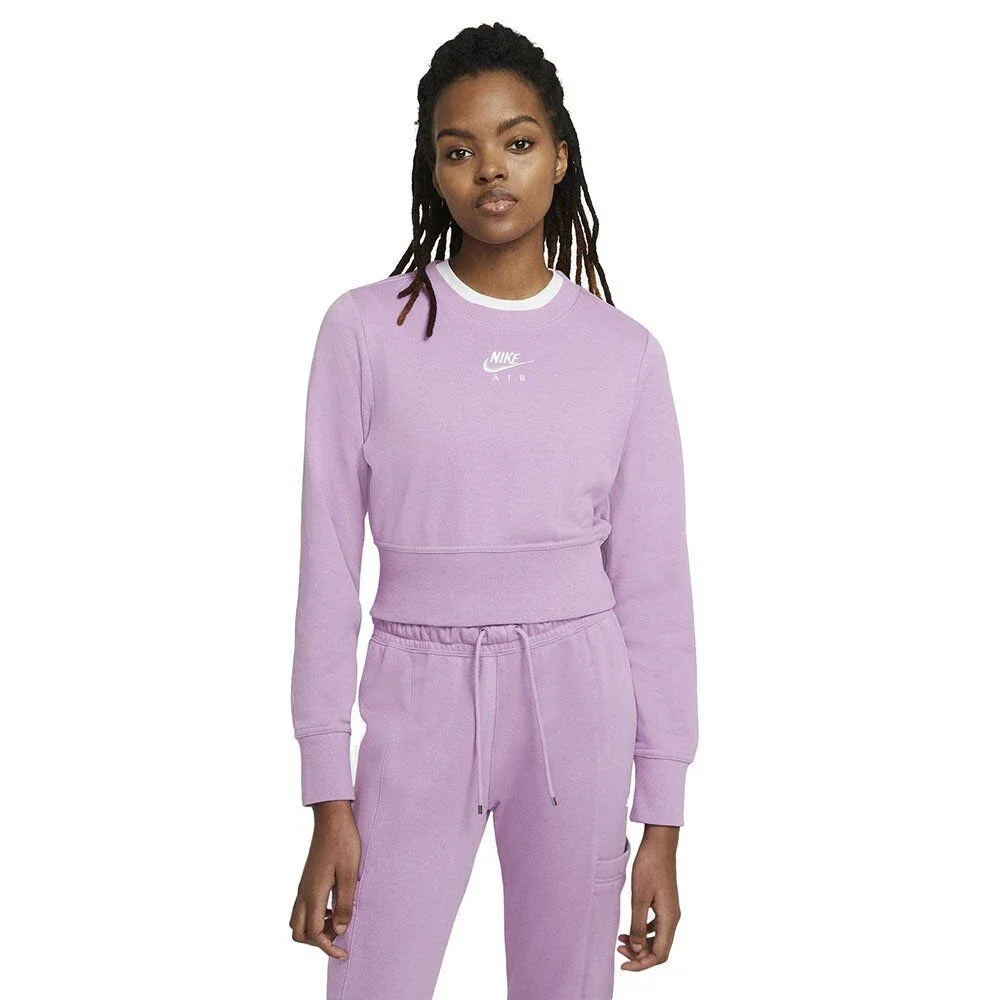 Кофта жіночі Nike Air Crew Fleece Violet (DC5296-591)