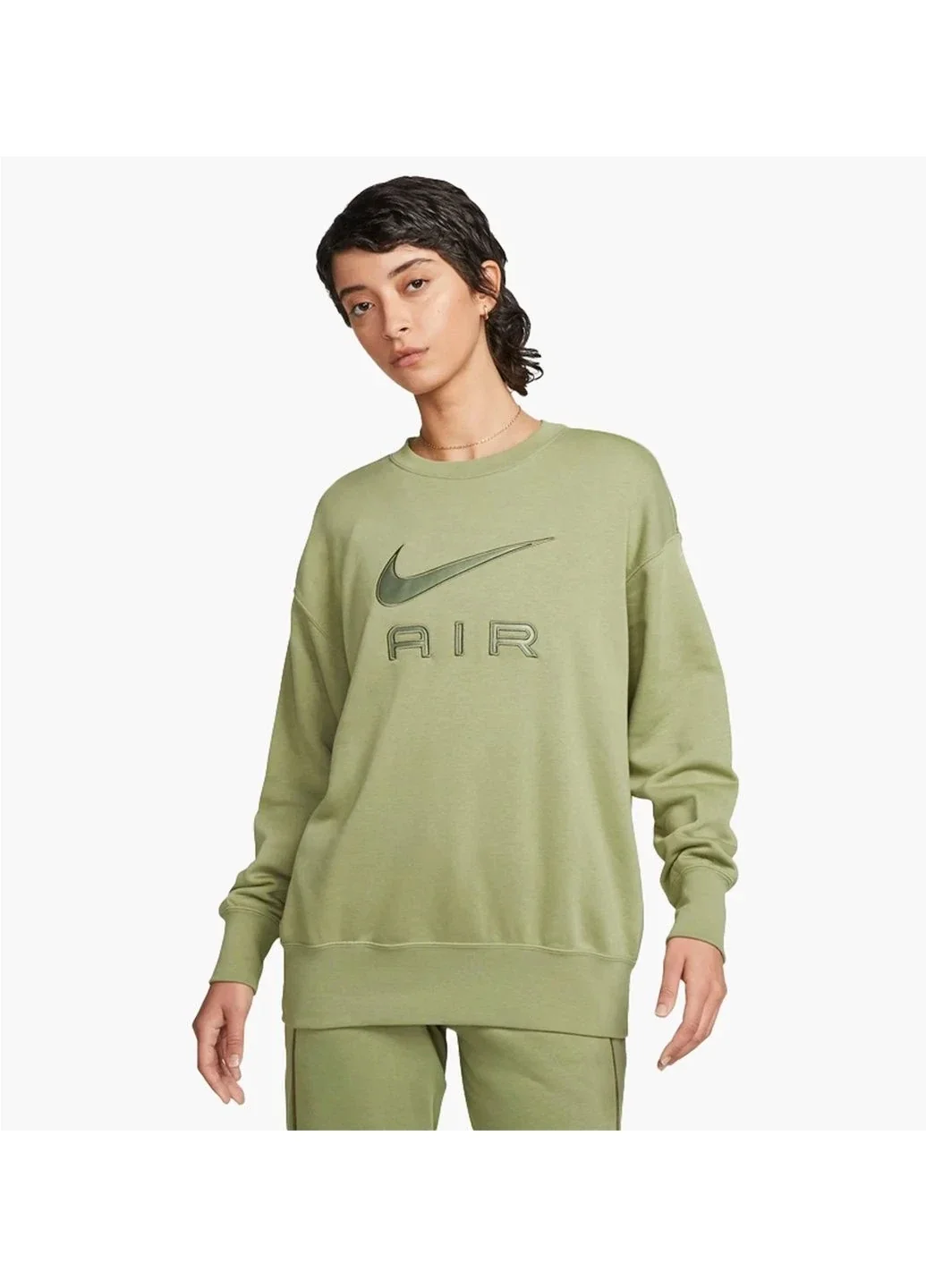 Кофта жіночі Nike Air Fleece Crewneck (DQ6567-334)