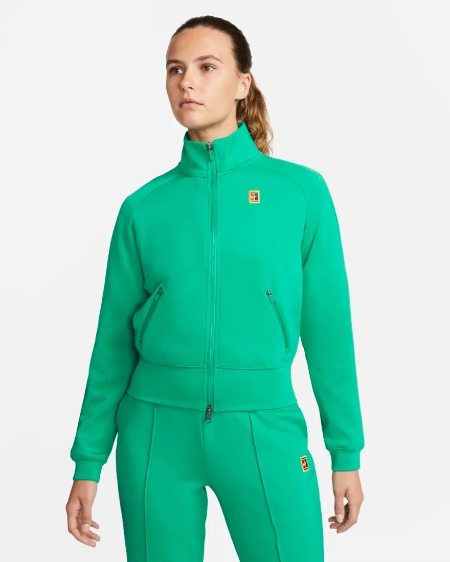 Кофта жіночі Nike Court Heritage Green (CV4701-370)