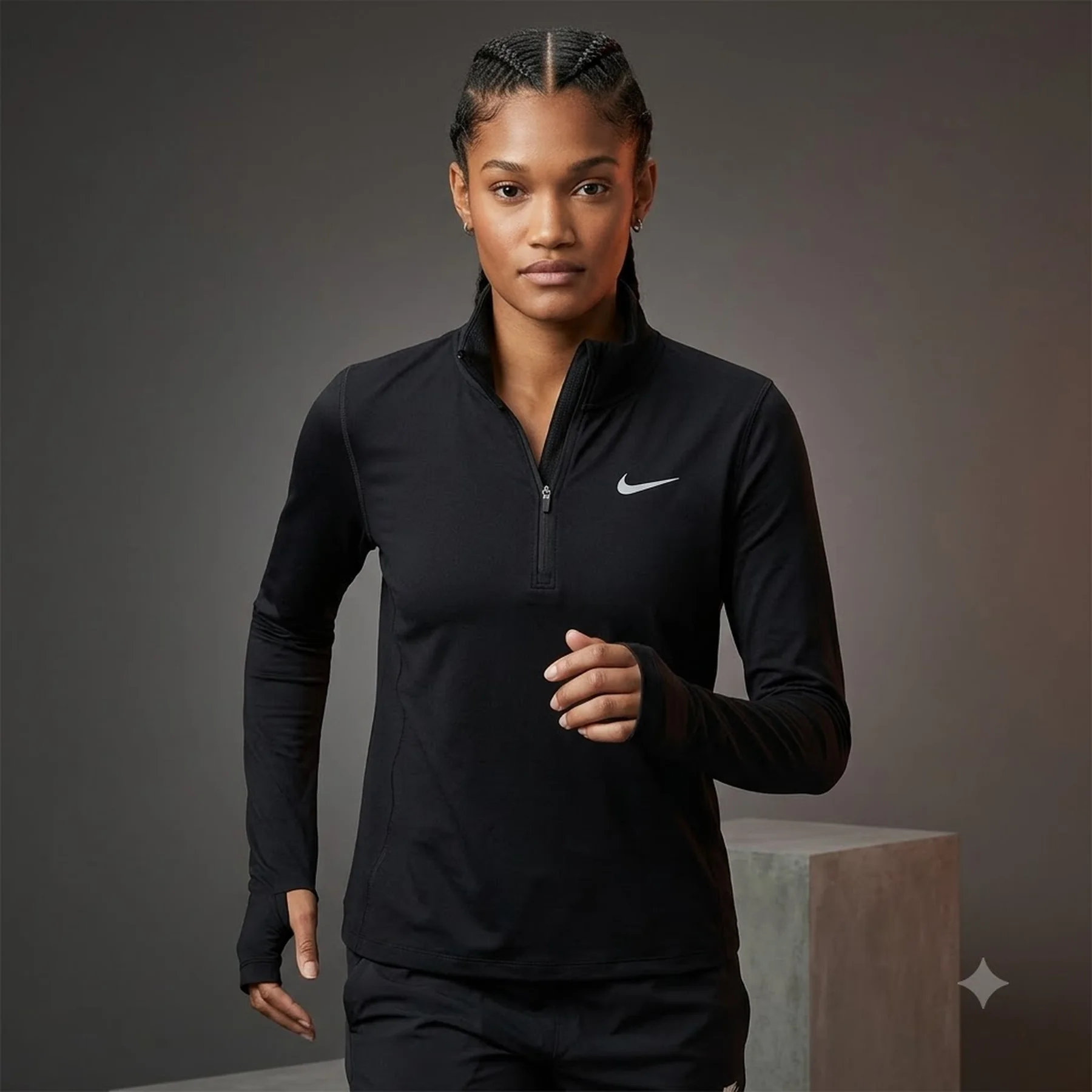 Кофта жіночі Nike Element Women's 1/2-Zip Running To (CU3220-010)