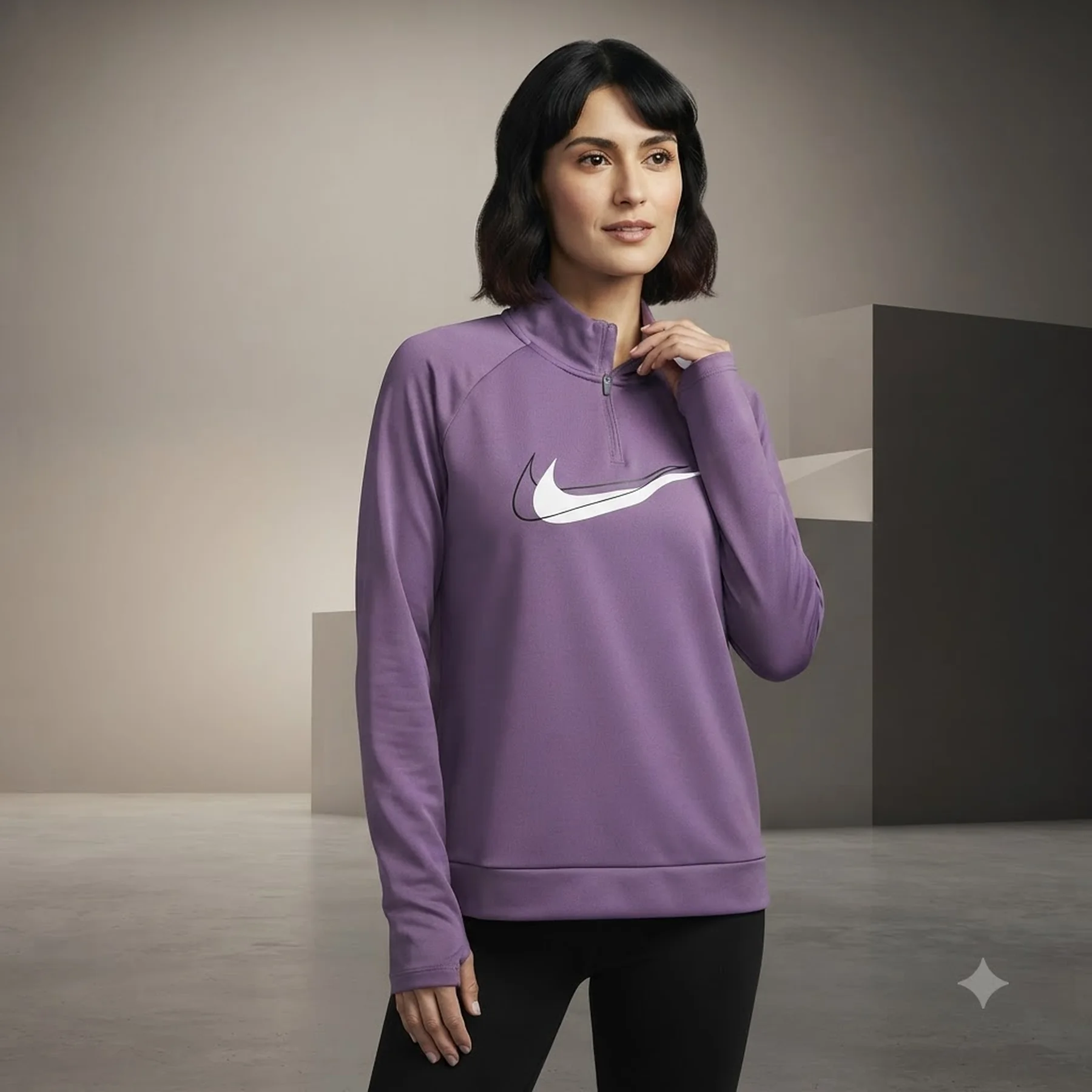 Кофта жіночі Nike Df Swsh Run Hz Mdlyr (DD4902-574)