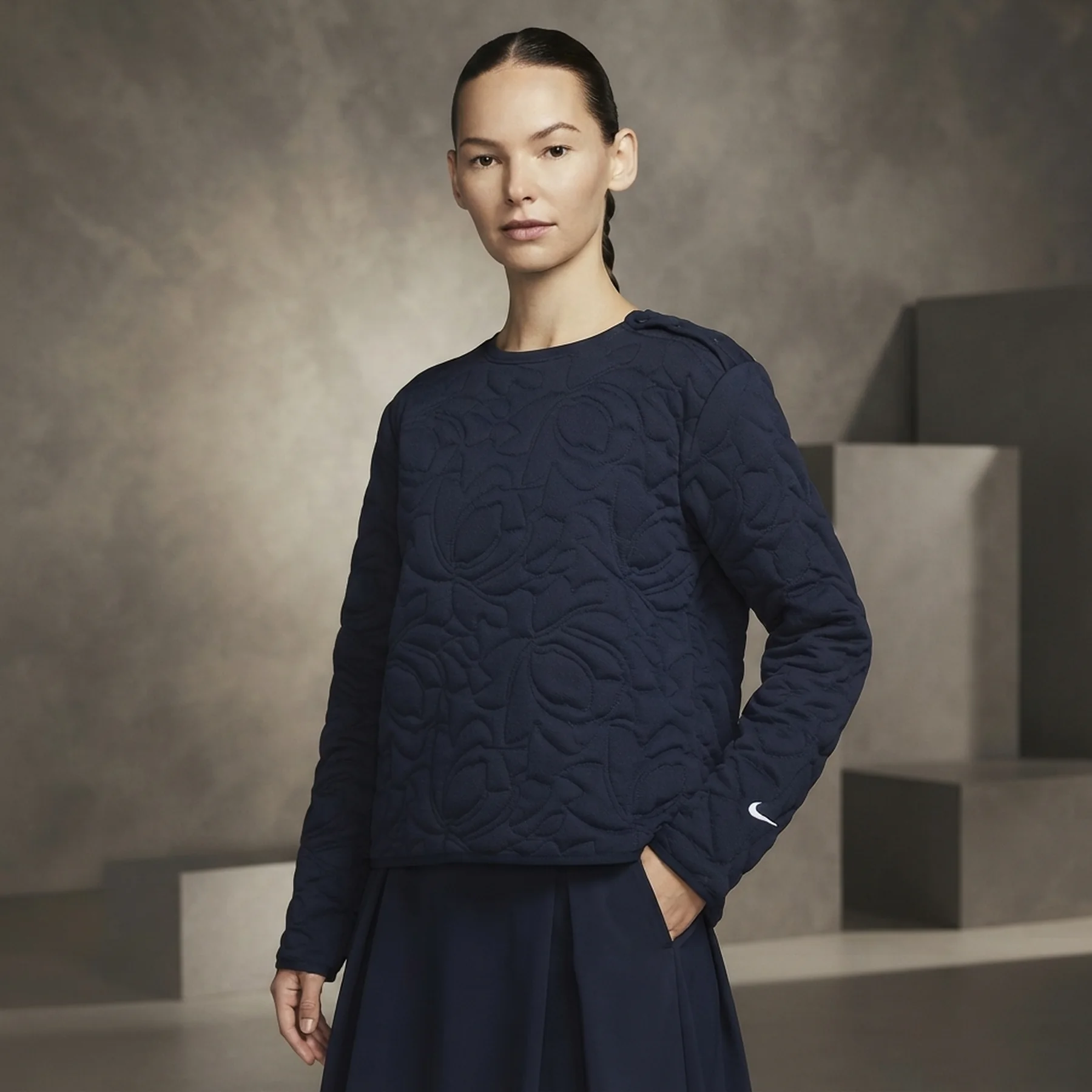 Кофта жіночі Nike Dri-Fit Mid-Layer Golf Pullover (DO6790-451)