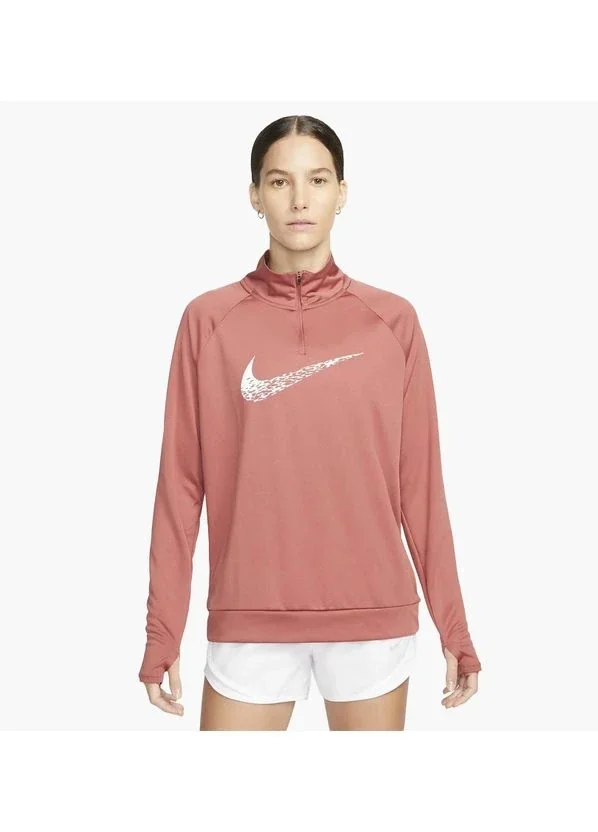 Кофта жіночі Nike Dri-Fit Swoosh Run Beige (DM7769-691)
