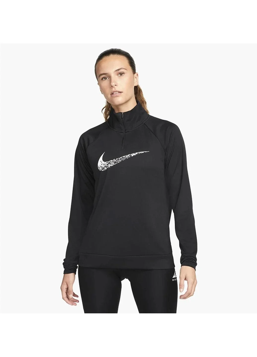 Кофта жіночі Nike Dri-Fit Swoosh Run Black Dm7769-010 (DM7769-010)