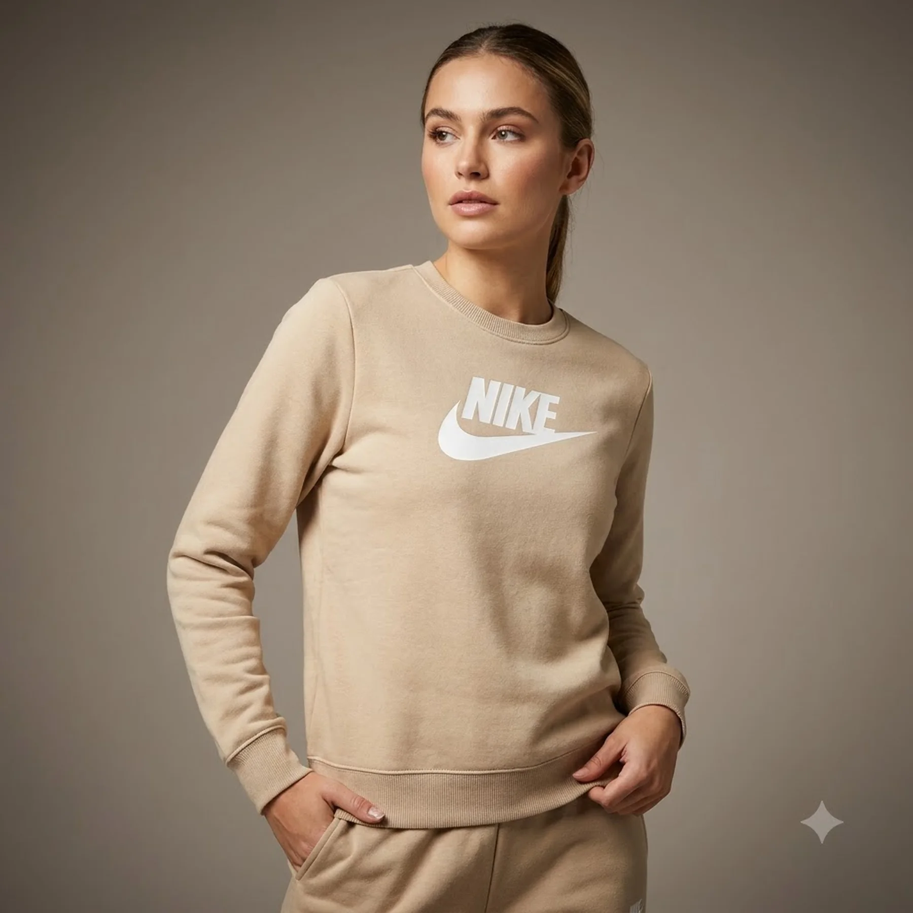 Кофта жіночі Nike Essential Beige (DR6167-206)