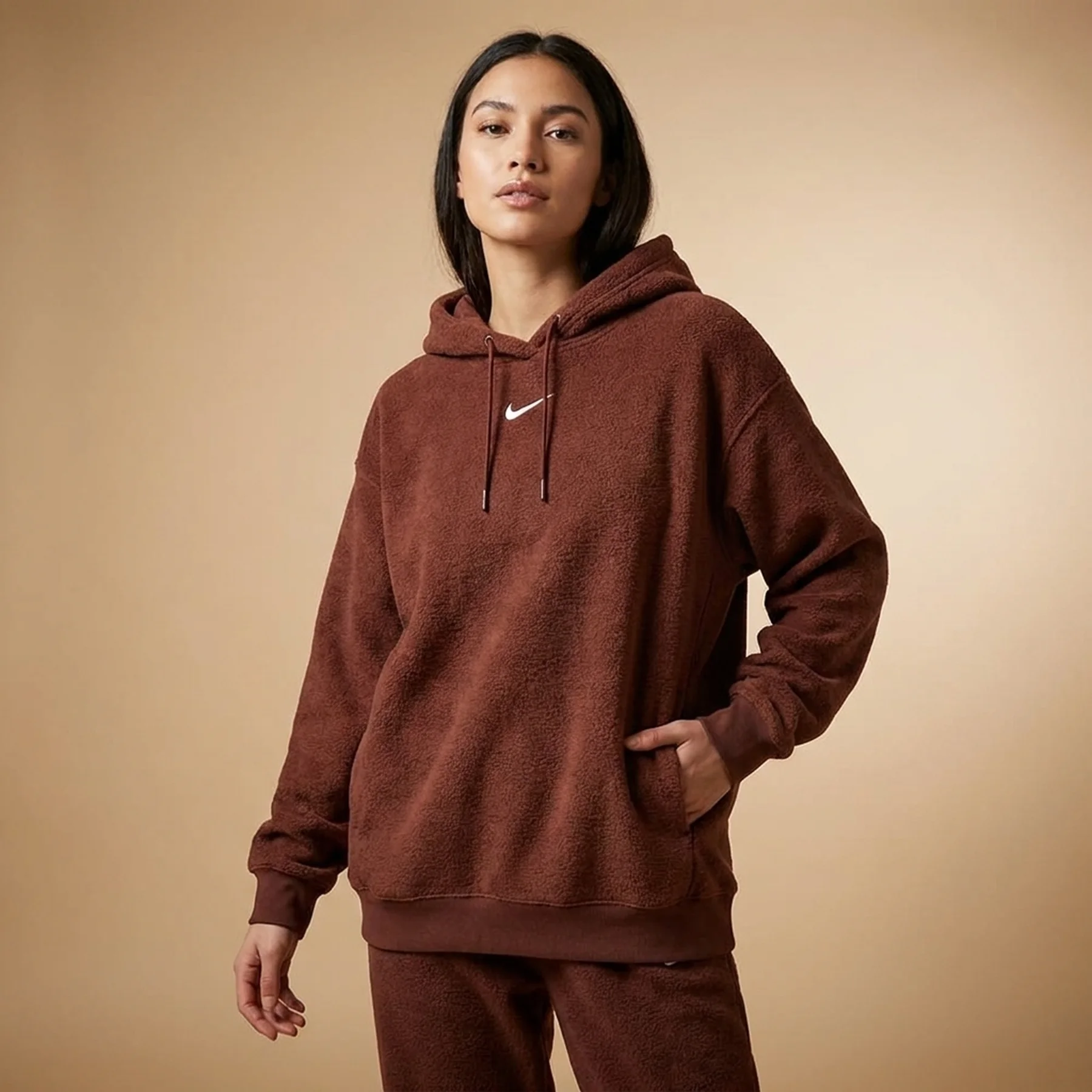 Кофта жіночі Nike Essentials Plush Fur Hoodie (DD5118-273)