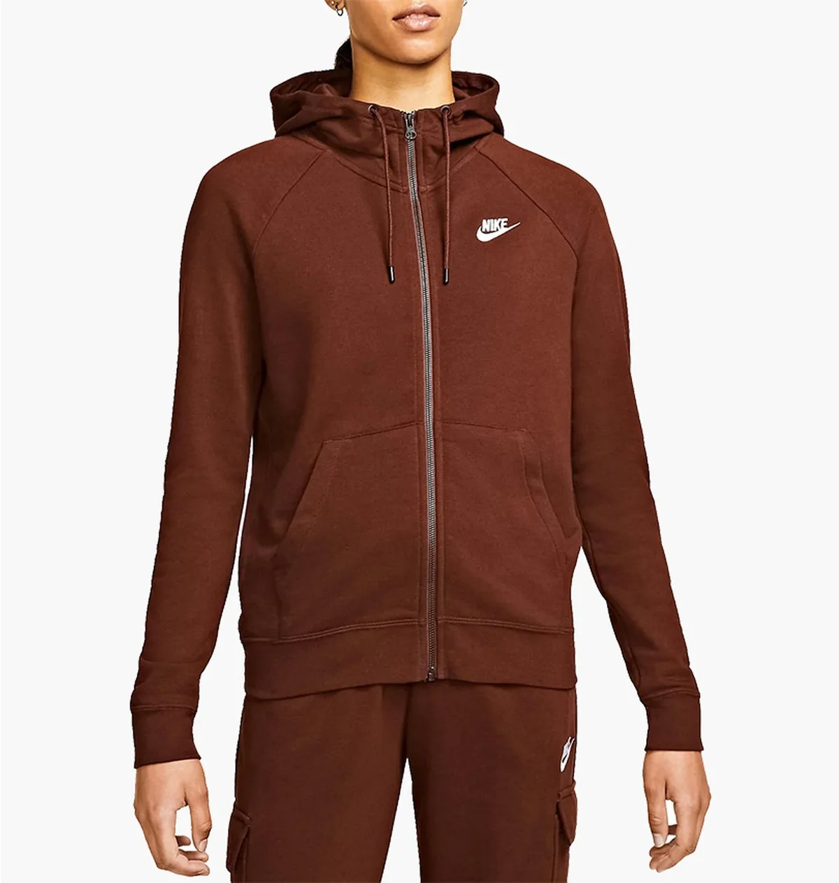 Кофта жіночі Nike Nsw Essntl Hoodie Fz Flc ( (BV4122-273)